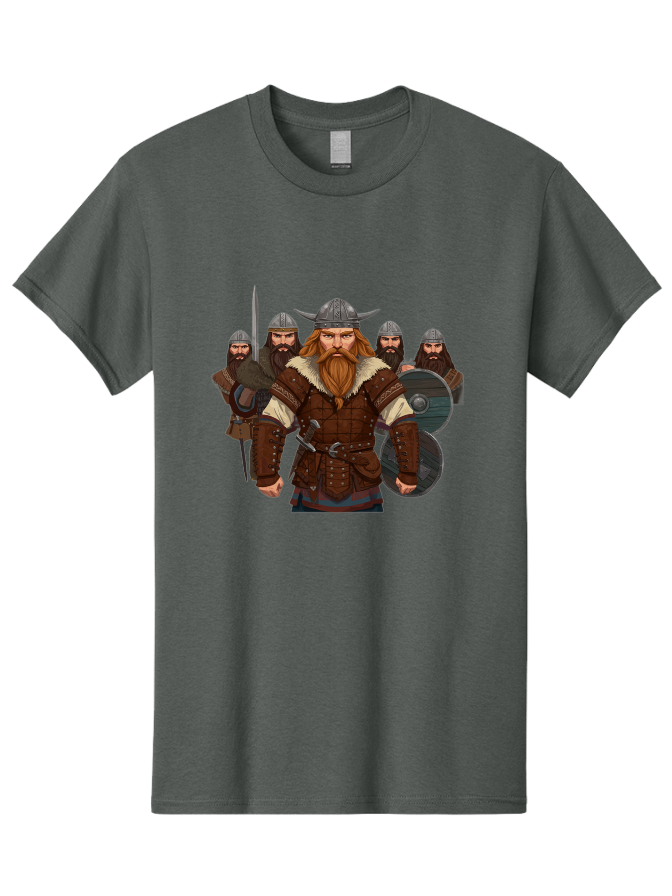 Viking-Warriors-3 Men'S Graphic Tee, 100% Cotton, Comfortable Casual Summer Wear, Machine Washable, Vintage Camera, Old Camera, Antique Camera, Black Camera, Classic Photography, Photography Equipment, Nostalgic Device, Film Camera, Camera Art Bah331