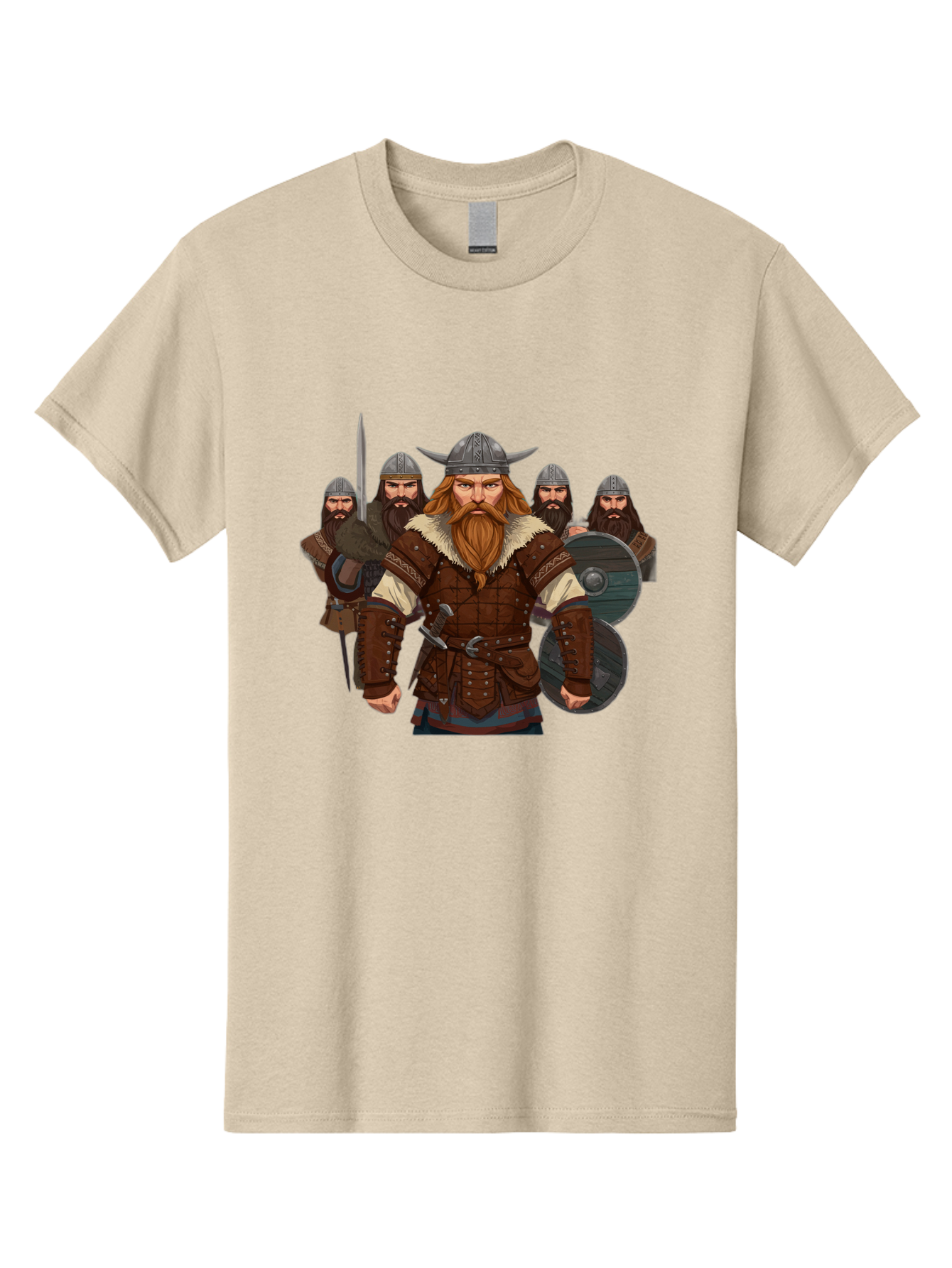 Viking-Warriors-3 Men'S Graphic Tee, 100% Cotton, Comfortable Casual Summer Wear, Machine Washable, Vintage Camera, Old Camera, Antique Camera, Black Camera, Classic Photography, Photography Equipment, Nostalgic Device, Film Camera, Camera Art Bah331