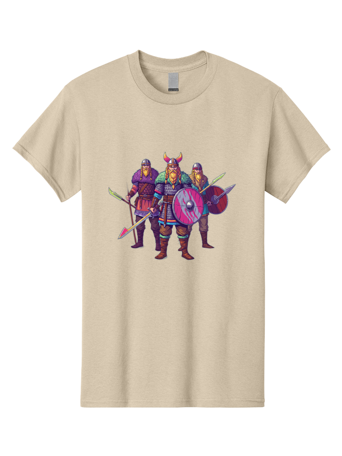 Viking-Warriors-6 Men'S Graphic Tee, 100% Cotton, Comfortable Casual Summer Wear, Machine Washable, Vintage Camera, Old Camera, Antique Camera, Black Camera, Classic Photography, Photography Equipment, Nostalgic Device, Film Camera, Camera Art Bah334