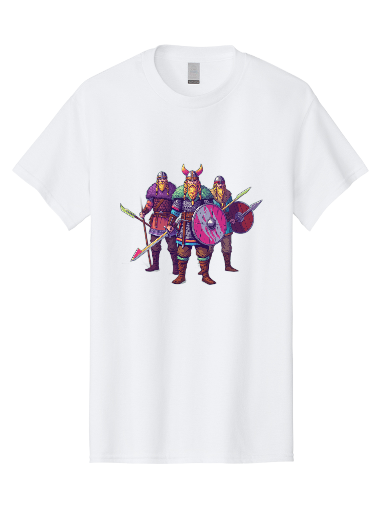 Viking-Warriors-6 Men'S Graphic Tee, 100% Cotton, Comfortable Casual Summer Wear, Machine Washable, Vintage Camera, Old Camera, Antique Camera, Black Camera, Classic Photography, Photography Equipment, Nostalgic Device, Film Camera, Camera Art Bah334