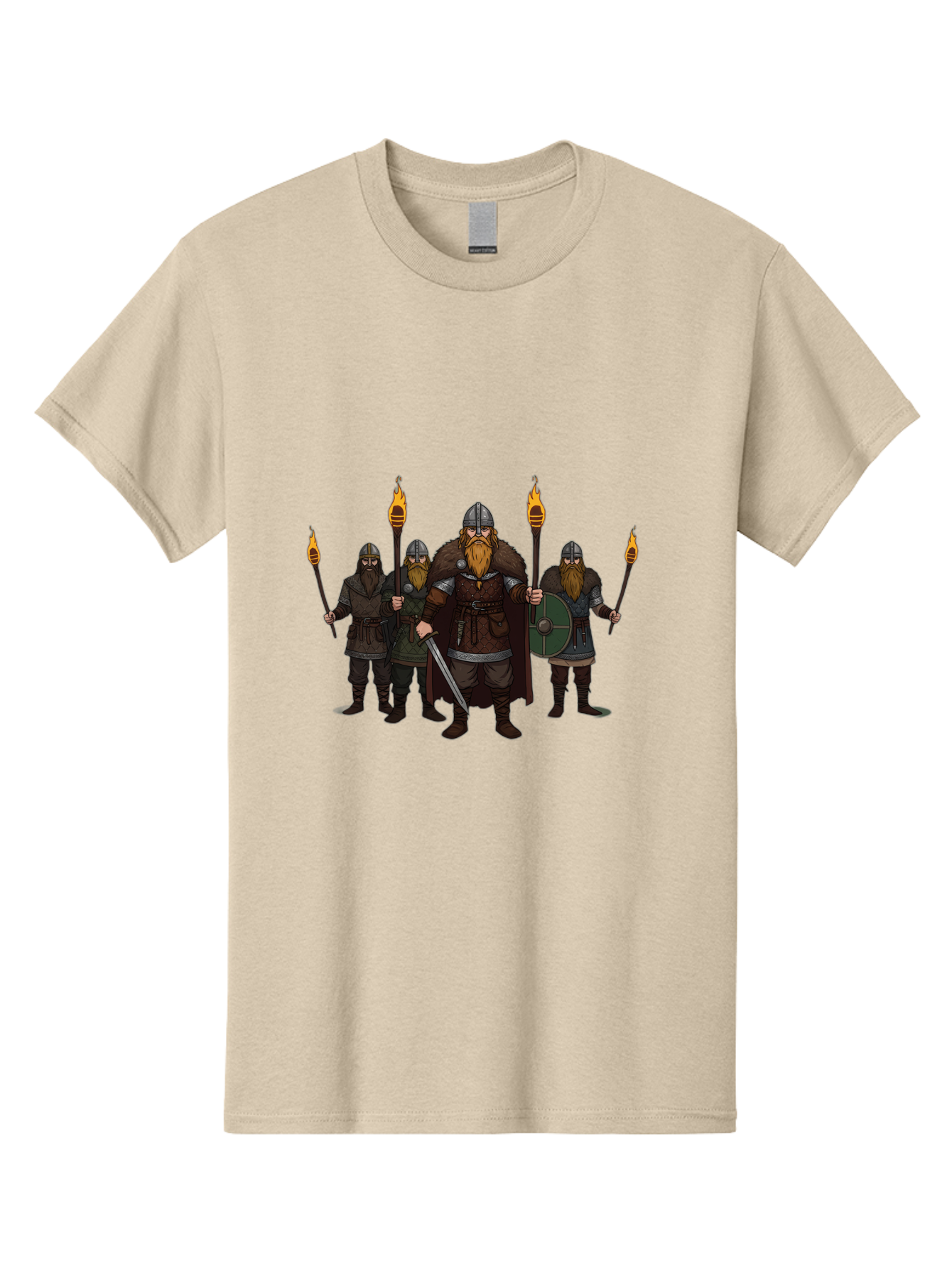 Viking-Warriors-7 Men'S Graphic Tee, 100% Cotton, Comfortable Casual Summer Wear, Machine Washable, Vintage Camera, Old Camera, Antique Camera, Black Camera, Classic Photography, Photography Equipment, Nostalgic Device, Film Camera, Camera Art Bah335