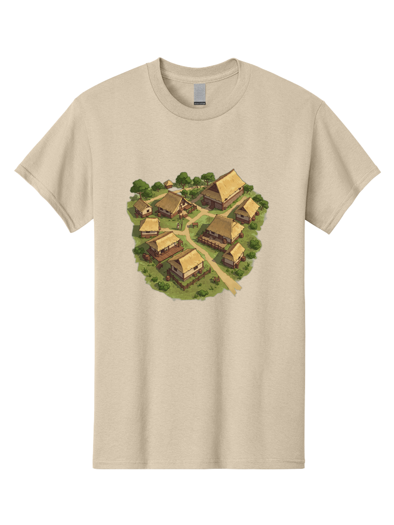 Village Men'S Graphic Tee, 100% Cotton, Comfortable Casual Summer Wear, Machine Washable, Vintage Camera, Old Camera, Antique Camera, Black Camera, Classic Photography, Photography Equipment, Nostalgic Device, Film Camera, Camera Art Bah341