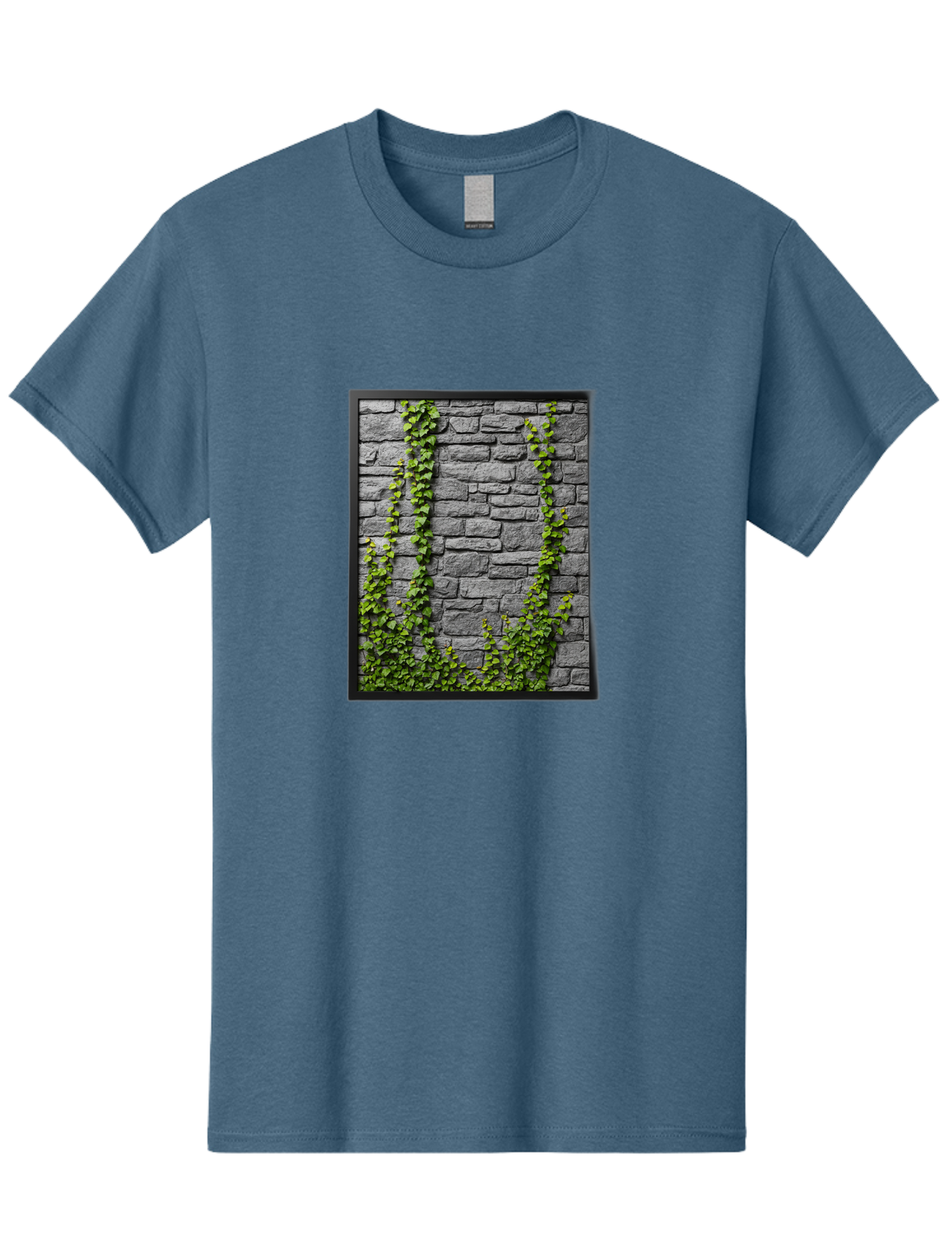 Vines-On-Stone-Wall Men'S Graphic Tee, 100% Cotton, Comfortable Casual Summer Wear, Machine Washable, Vintage Camera, Old Camera, Antique Camera, Black Camera, Classic Photography, Photography Equipment, Nostalgic Device, Film Camera, Bah342