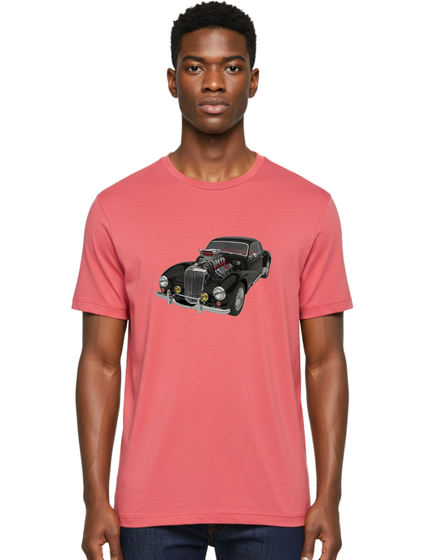 Vintage-Car Men'S Graphic Tee, 100% Cotton, Comfortable Casual Summer Wear, Machine Washable, Vintage Camera, Old Camera, Antique Camera, Black Camera, Classic Photography, Photography Equipment, Nostalgic Device, Film Camera, Camera Art Bah343
