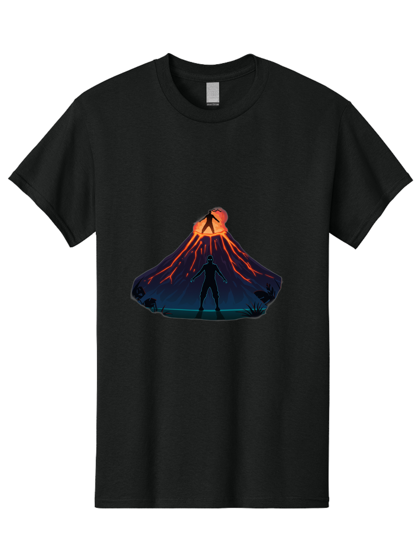 Volcano-Eruption Men'S Graphic Tee, 100% Cotton, Comfortable Casual Summer Wear, Machine Washable, Vintage Camera, Old Camera, Antique Camera, Black Camera, Classic Photography, Photography Equipment, Nostalgic Device, Film Camera, Camera Art Bah351