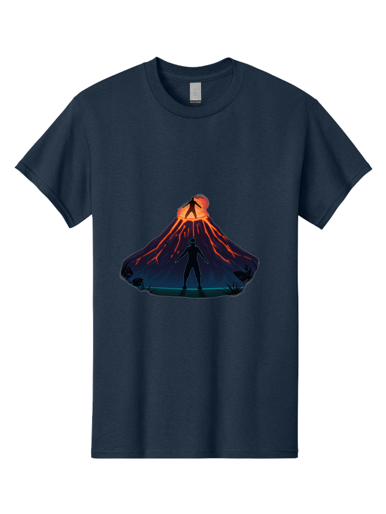 Volcano-Eruption Men'S Graphic Tee, 100% Cotton, Comfortable Casual Summer Wear, Machine Washable, Vintage Camera, Old Camera, Antique Camera, Black Camera, Classic Photography, Photography Equipment, Nostalgic Device, Film Camera, Camera Art Bah351