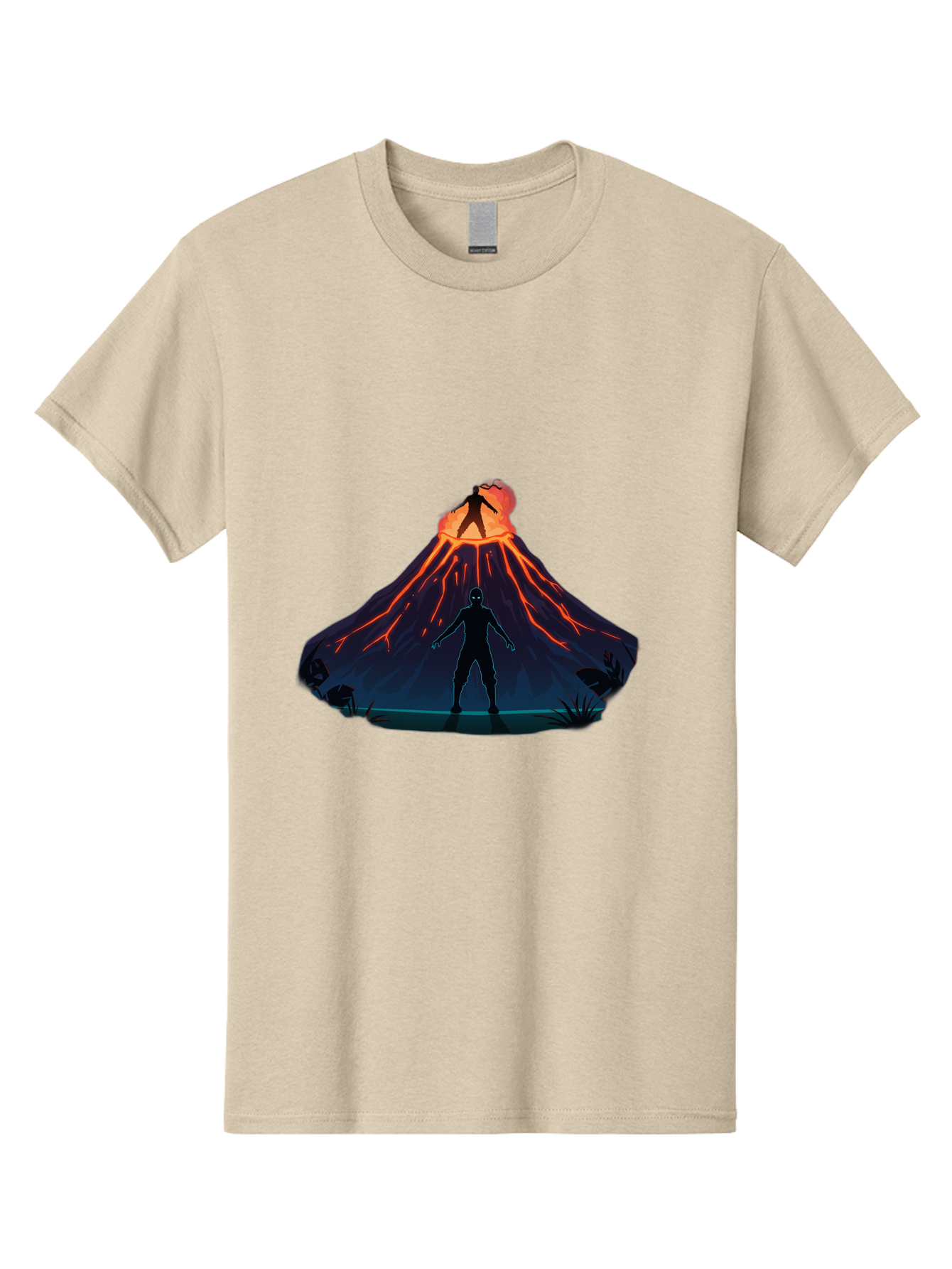 Volcano-Eruption Men'S Graphic Tee, 100% Cotton, Comfortable Casual Summer Wear, Machine Washable, Vintage Camera, Old Camera, Antique Camera, Black Camera, Classic Photography, Photography Equipment, Nostalgic Device, Film Camera, Camera Art Bah351