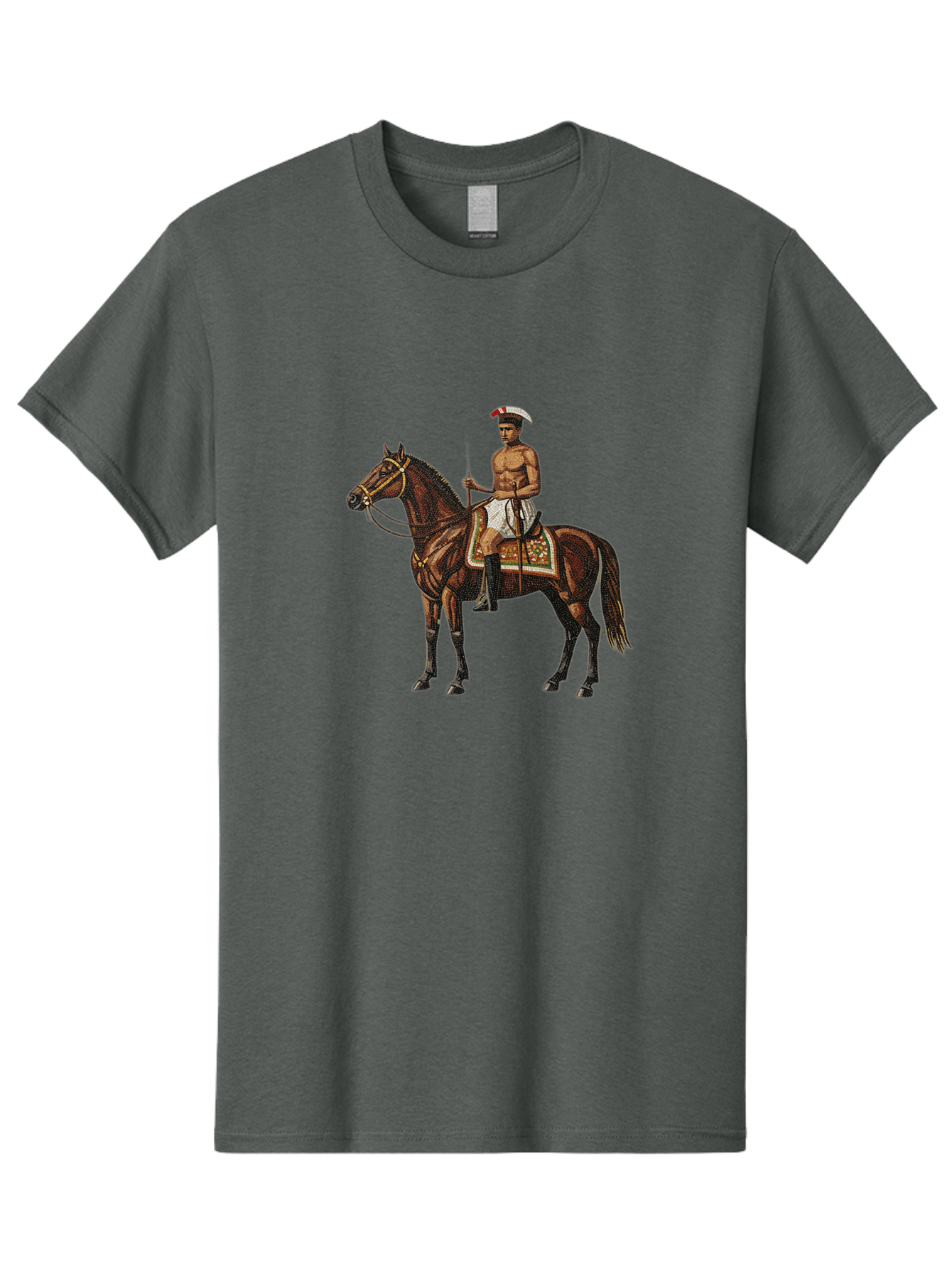 Warrior-On-Horse Men'S Graphic Tee, 100% Cotton, Comfortable Casual Summer Wear, Machine Washable, Vintage Camera, Old Camera, Antique Camera, Black Camera, Classic Photography, Photography Equipment, Nostalgic Device, Film Camera, Camera Art Bah355