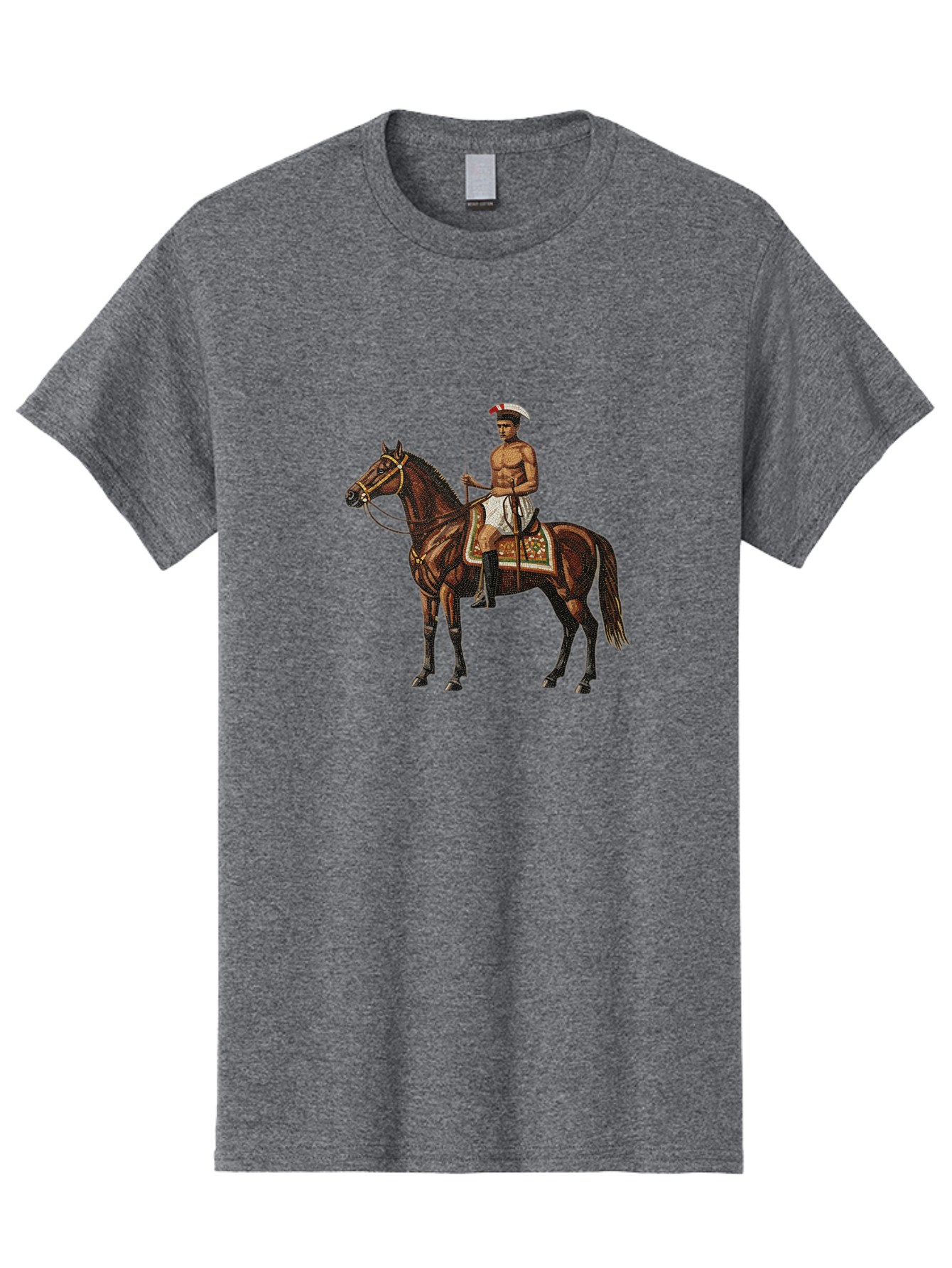 Warrior-On-Horse Men'S Graphic Tee, 100% Cotton, Comfortable Casual Summer Wear, Machine Washable, Vintage Camera, Old Camera, Antique Camera, Black Camera, Classic Photography, Photography Equipment, Nostalgic Device, Film Camera, Camera Art Bah355