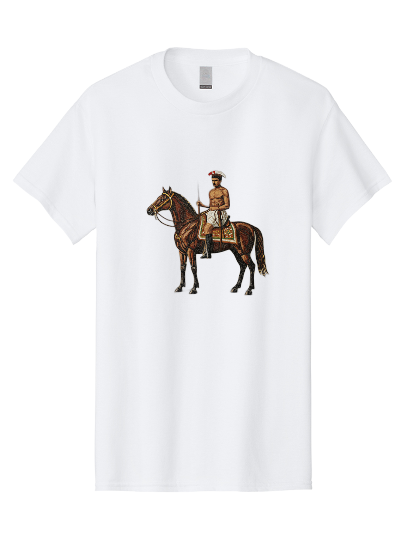 Warrior-On-Horse Men'S Graphic Tee, 100% Cotton, Comfortable Casual Summer Wear, Machine Washable, Vintage Camera, Old Camera, Antique Camera, Black Camera, Classic Photography, Photography Equipment, Nostalgic Device, Film Camera, Camera Art Bah355