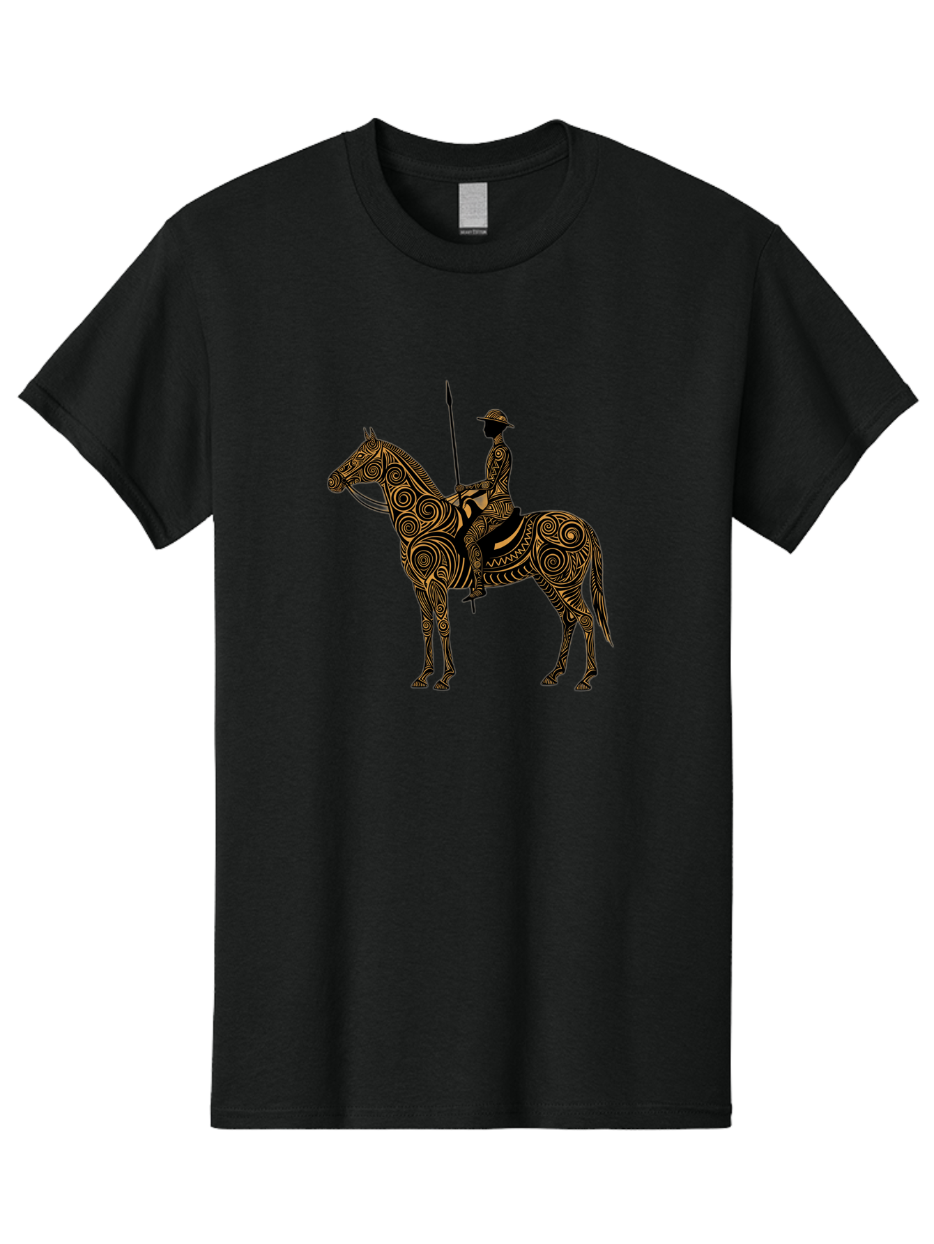 Warrior-On-Horseback Men'S Graphic Tee, 100% Cotton, Comfortable Casual Summer Wear, Machine Washable, Vintage Camera, Old Camera, Antique Camera, Black Camera, Classic Photography, Photography Equipment, Nostalgic Device, Film Camera, Bah356