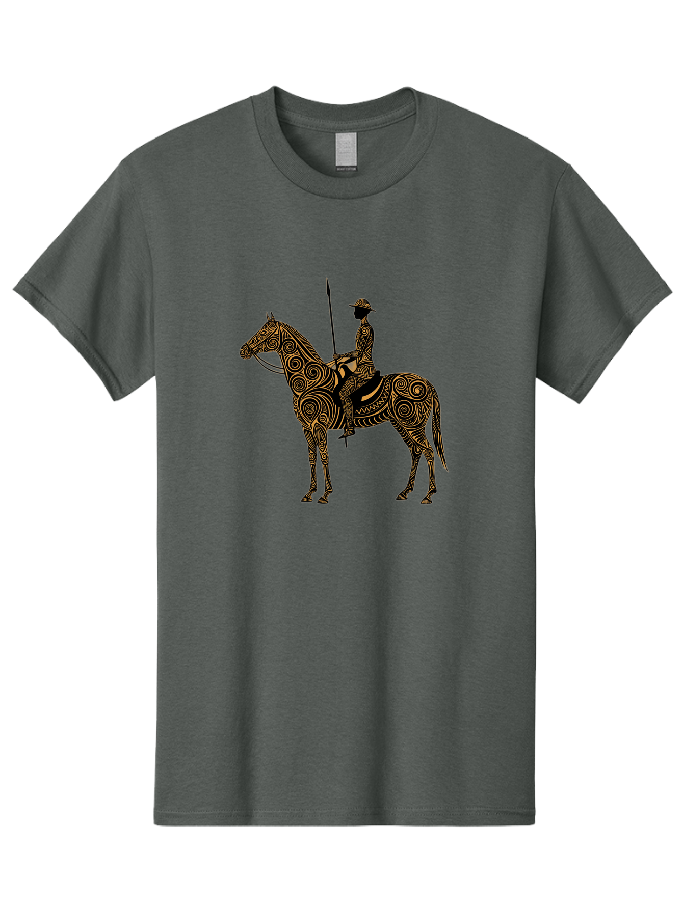 Warrior-On-Horseback Men'S Graphic Tee, 100% Cotton, Comfortable Casual Summer Wear, Machine Washable, Vintage Camera, Old Camera, Antique Camera, Black Camera, Classic Photography, Photography Equipment, Nostalgic Device, Film Camera, Bah356