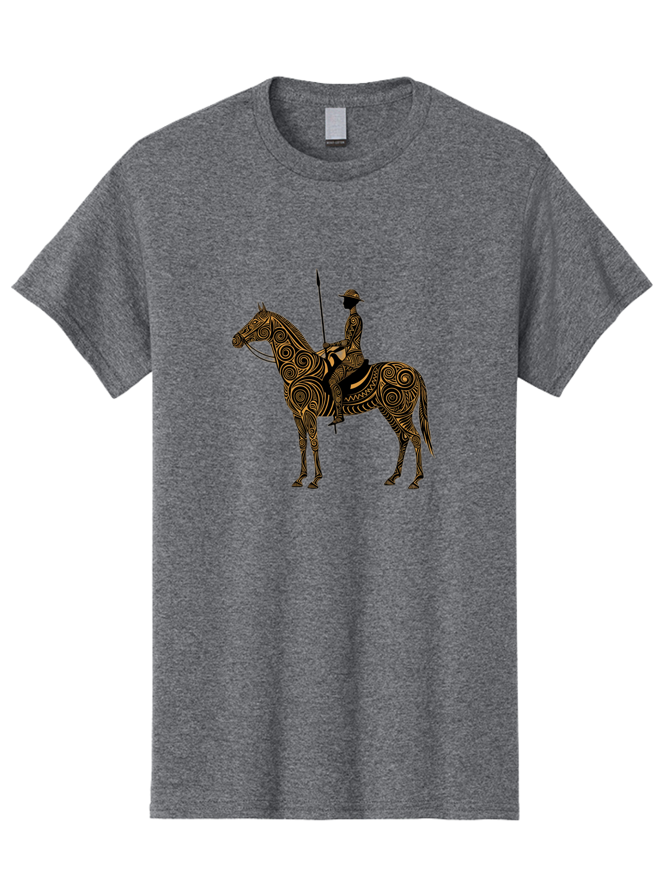 Warrior-On-Horseback Men'S Graphic Tee, 100% Cotton, Comfortable Casual Summer Wear, Machine Washable, Vintage Camera, Old Camera, Antique Camera, Black Camera, Classic Photography, Photography Equipment, Nostalgic Device, Film Camera, Bah356