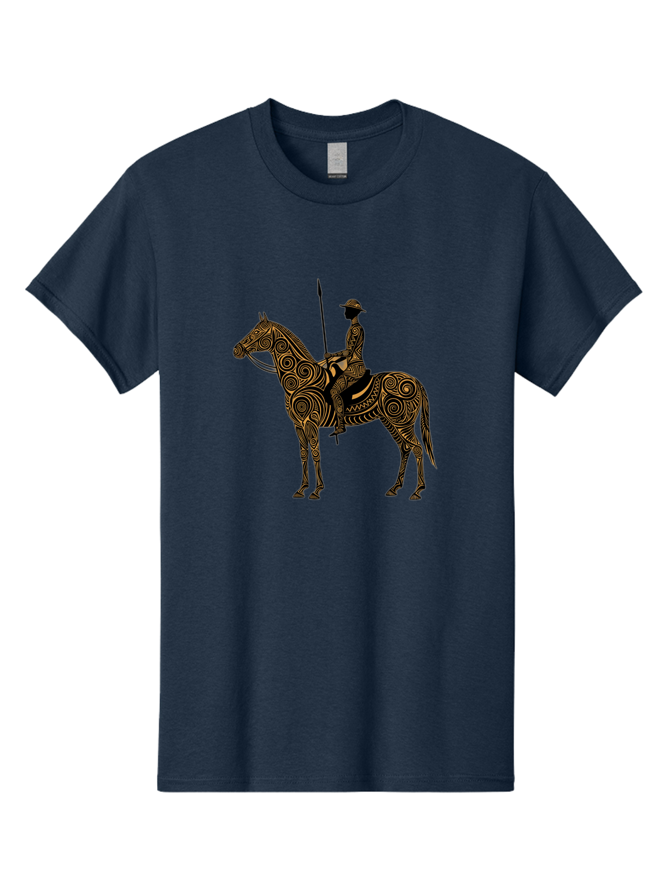 Warrior-On-Horseback Men'S Graphic Tee, 100% Cotton, Comfortable Casual Summer Wear, Machine Washable, Vintage Camera, Old Camera, Antique Camera, Black Camera, Classic Photography, Photography Equipment, Nostalgic Device, Film Camera, Bah356