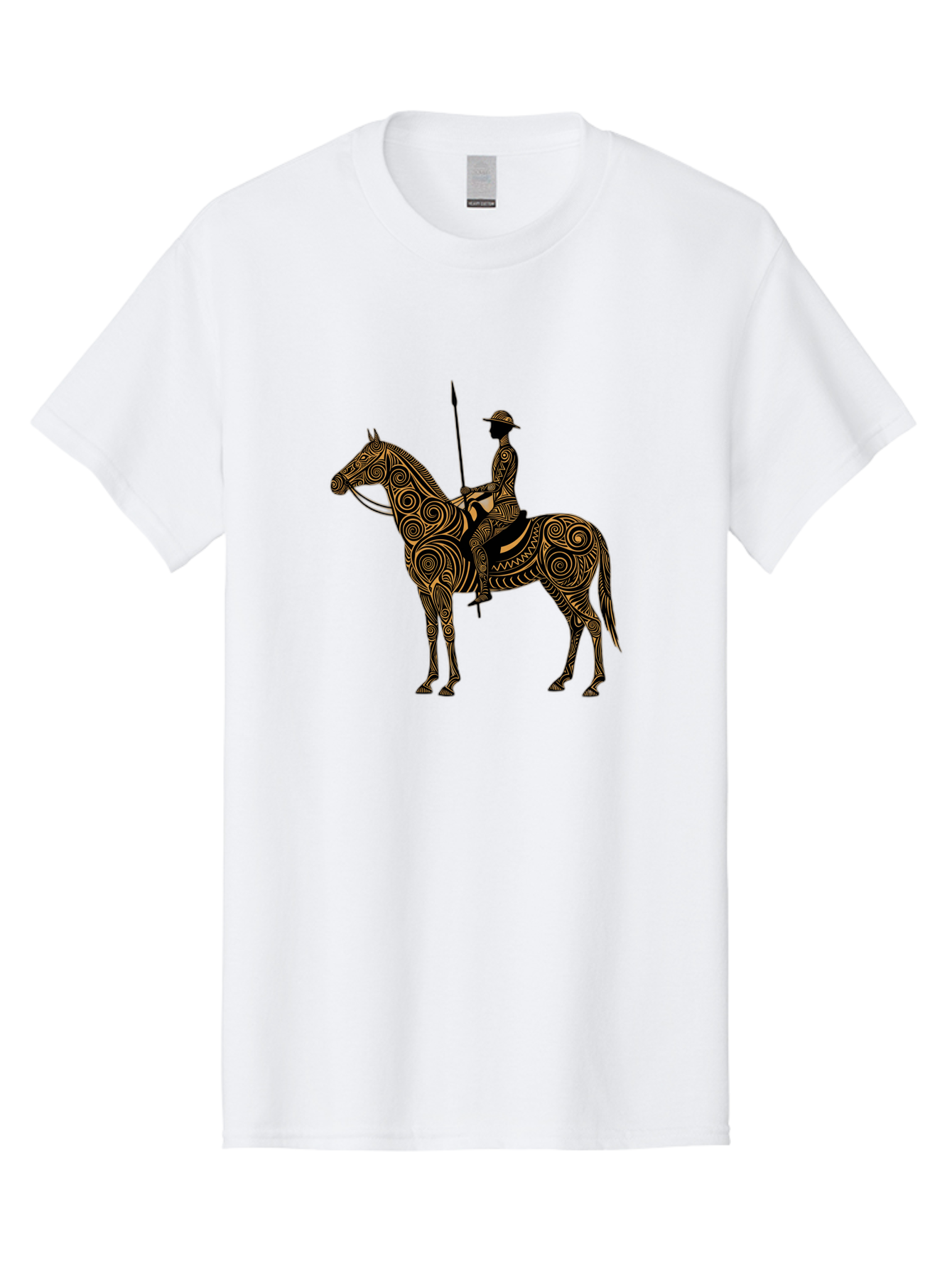Warrior-On-Horseback Men'S Graphic Tee, 100% Cotton, Comfortable Casual Summer Wear, Machine Washable, Vintage Camera, Old Camera, Antique Camera, Black Camera, Classic Photography, Photography Equipment, Nostalgic Device, Film Camera, Bah356