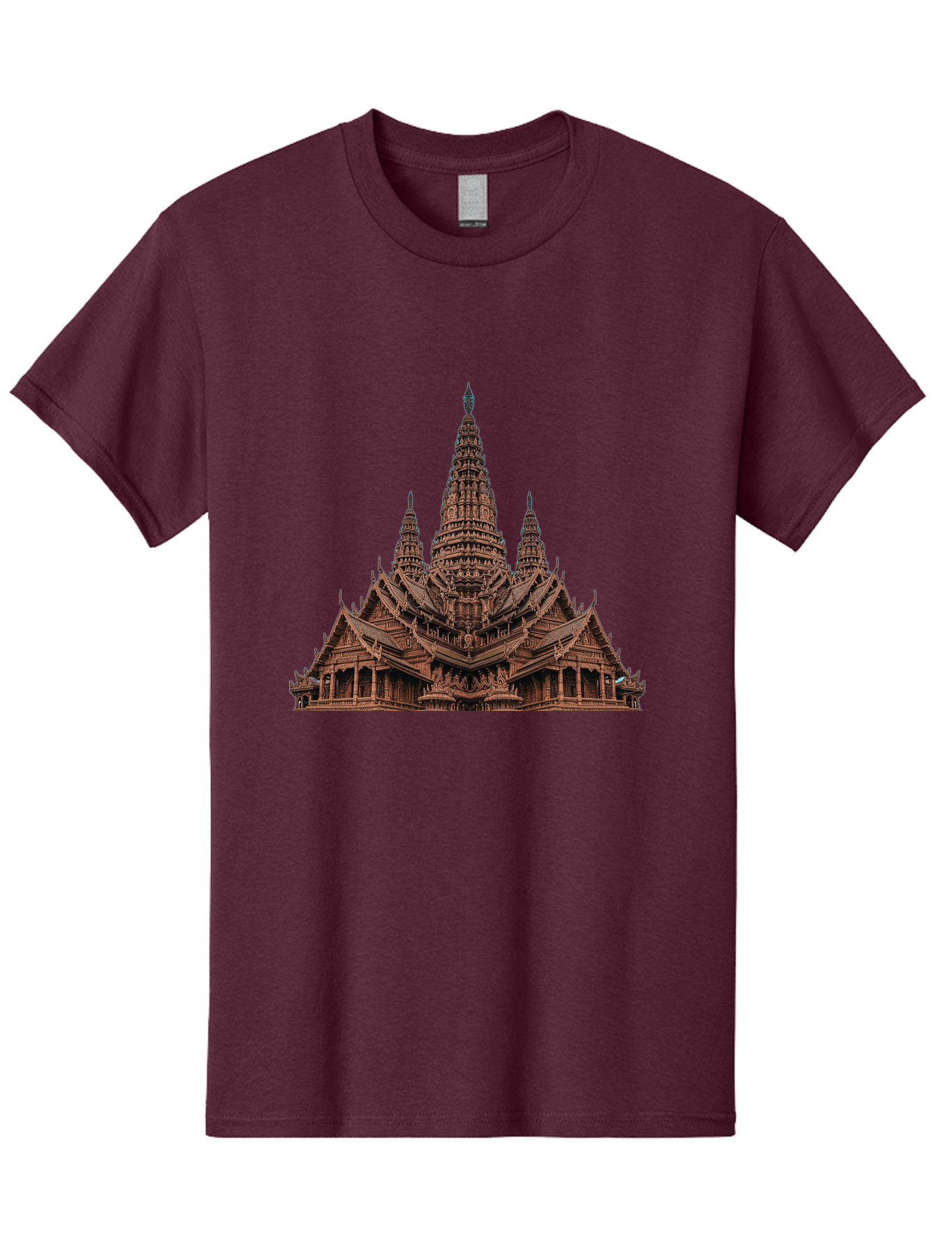 Wat-Arun-1 Men'S Graphic Tee, 100% Cotton, Comfortable Casual Summer Wear, Machine Washable, Vintage Camera, Old Camera, Antique Camera, Black Camera, Classic Photography, Photography Equipment, Nostalgic Device, Film Camera, Camera Art Bah357