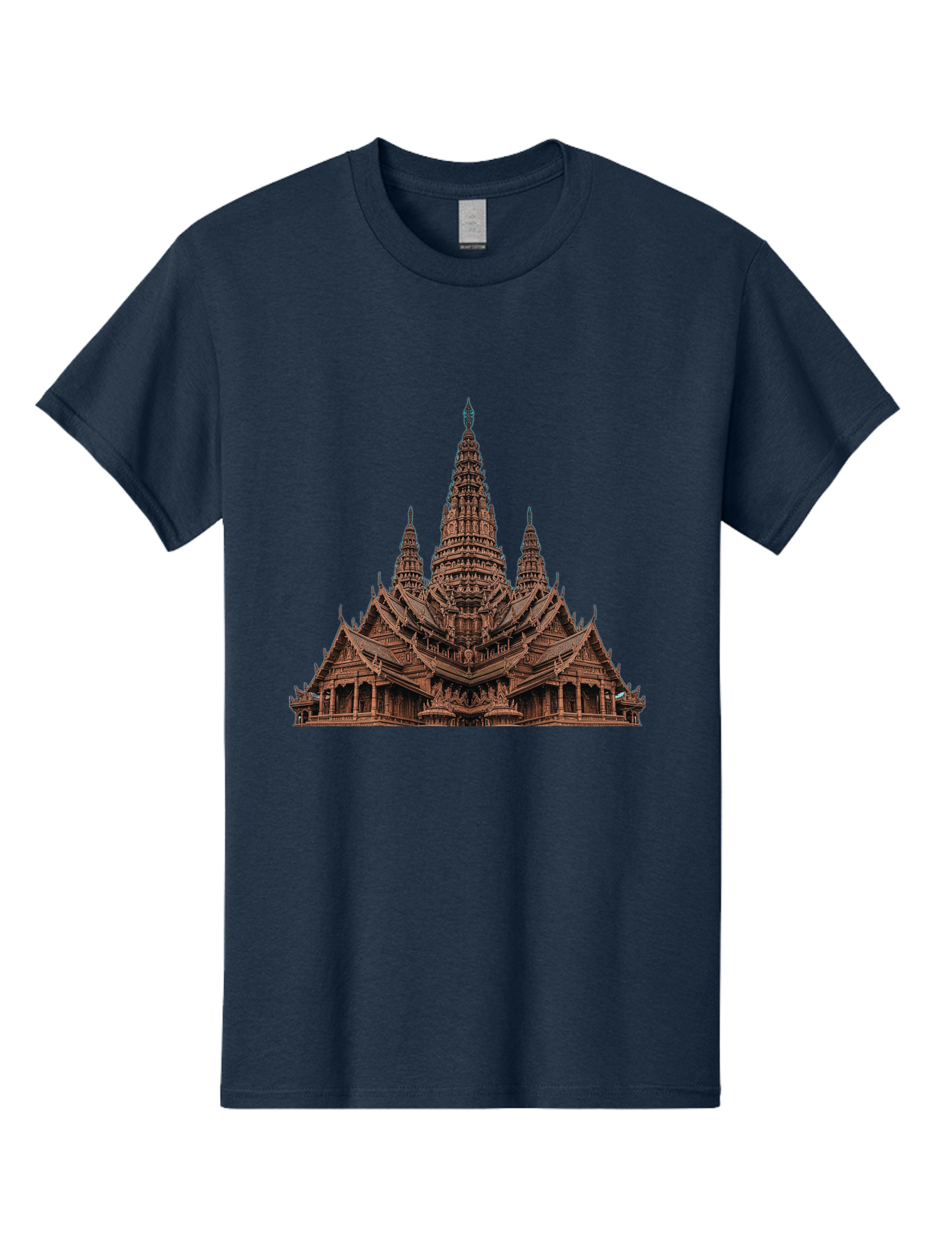 Wat-Arun-1 Men'S Graphic Tee, 100% Cotton, Comfortable Casual Summer Wear, Machine Washable, Vintage Camera, Old Camera, Antique Camera, Black Camera, Classic Photography, Photography Equipment, Nostalgic Device, Film Camera, Camera Art Bah357