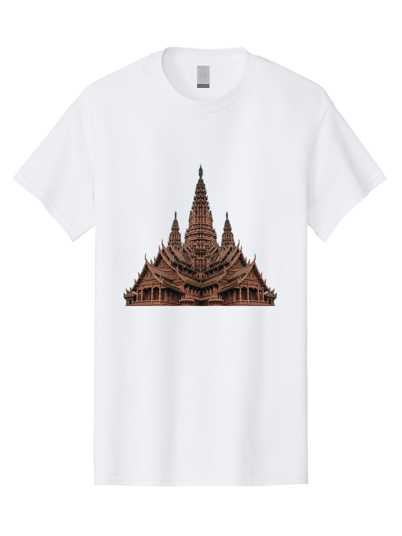 Wat-Arun-1 Men'S Graphic Tee, 100% Cotton, Comfortable Casual Summer Wear, Machine Washable, Vintage Camera, Old Camera, Antique Camera, Black Camera, Classic Photography, Photography Equipment, Nostalgic Device, Film Camera, Camera Art Bah357