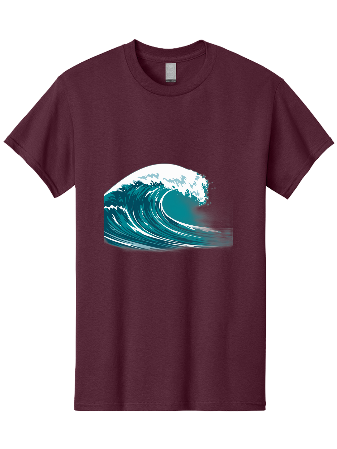 Wave Men'S Graphic Tee, 100% Cotton, Comfortable Casual Summer Wear, Machine Washable, Vintage Camera, Old Camera, Antique Camera, Black Camera, Classic Photography, Photography Equipment, Nostalgic Device, Film Camera, Camera Art Bah364