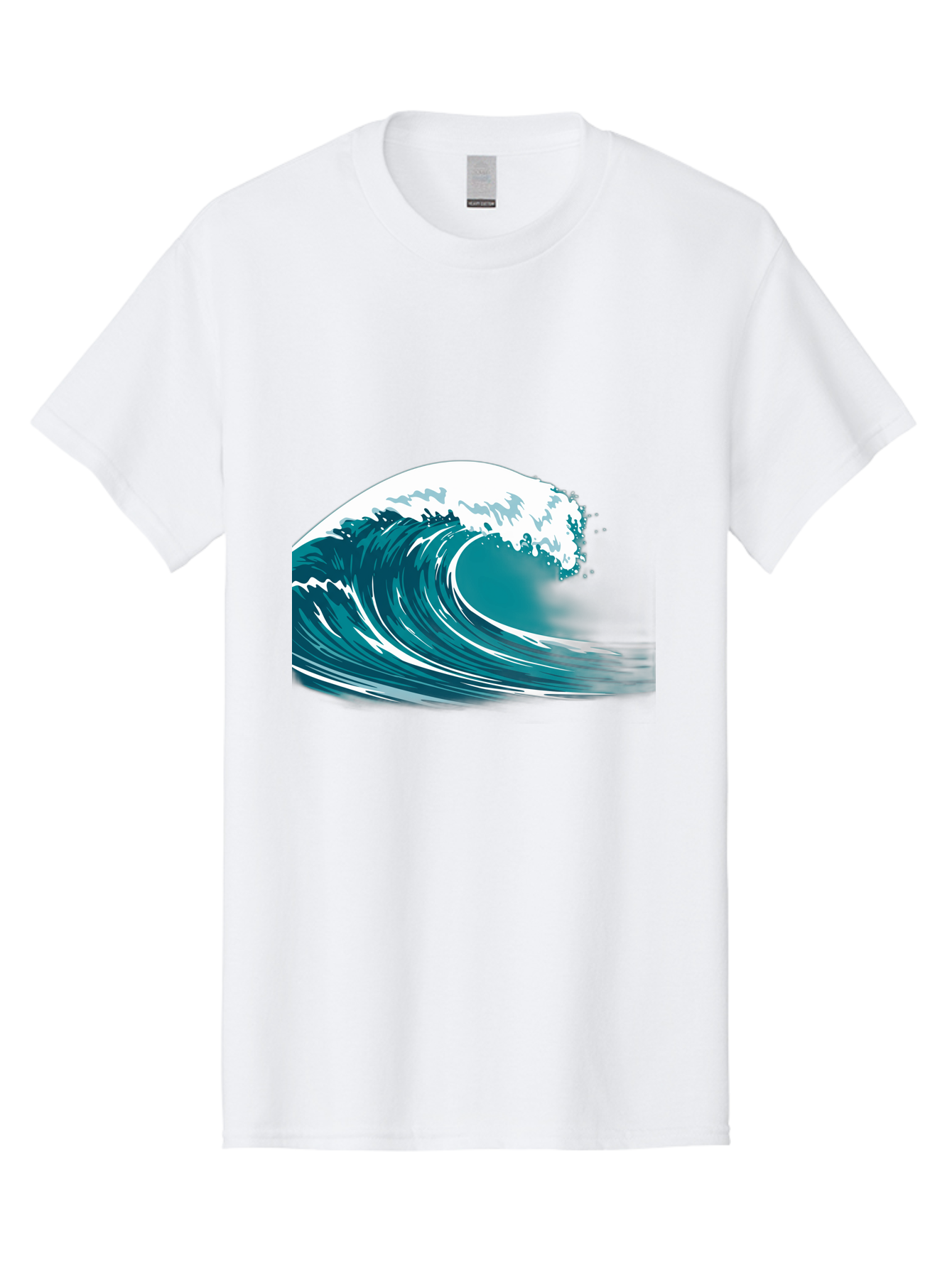 Wave Men'S Graphic Tee, 100% Cotton, Comfortable Casual Summer Wear, Machine Washable, Vintage Camera, Old Camera, Antique Camera, Black Camera, Classic Photography, Photography Equipment, Nostalgic Device, Film Camera, Camera Art Bah364