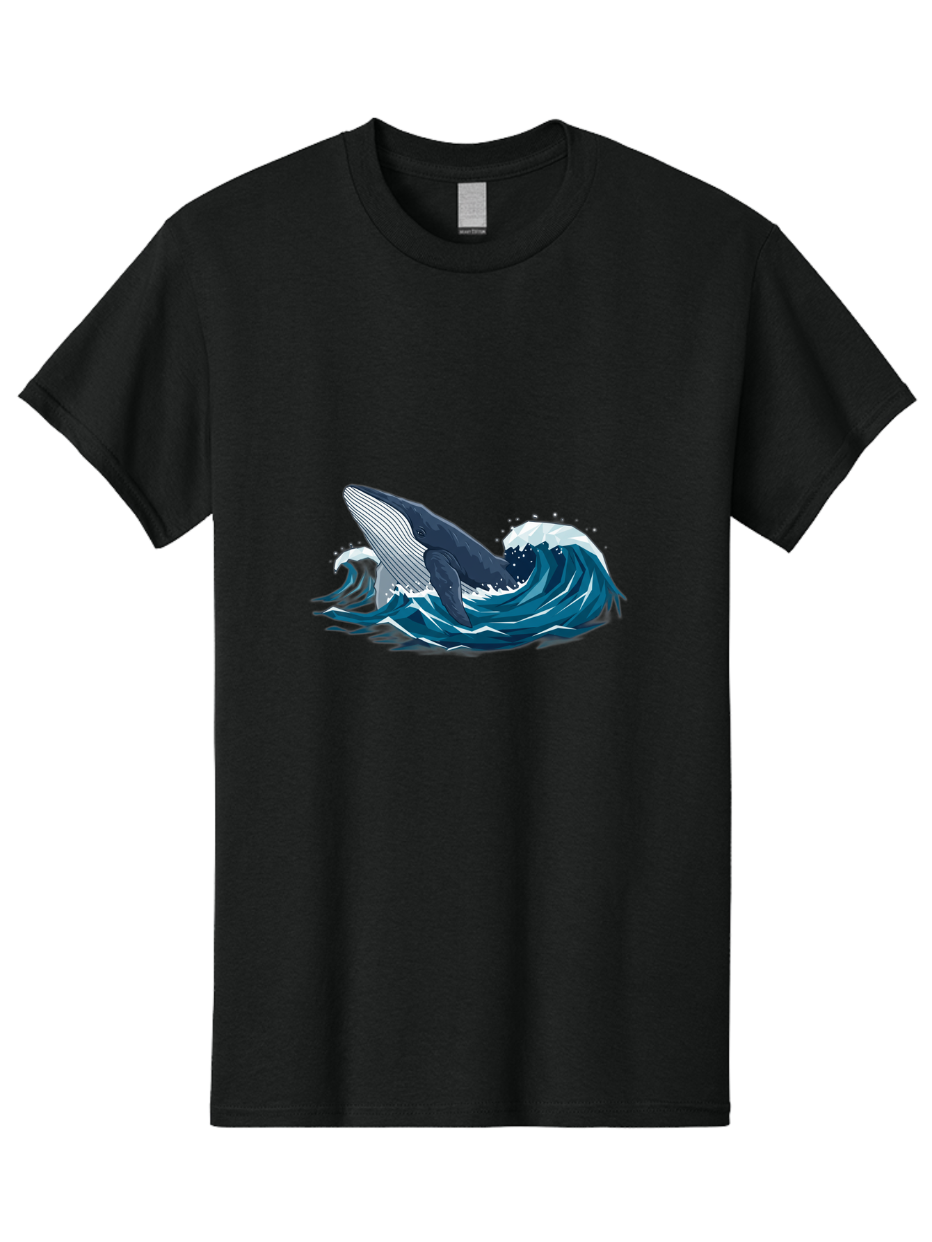 Whale-Breaching-Wave Men'S Graphic Tee, 100% Cotton, Comfortable Casual Summer Wear, Machine Washable, Vintage Camera, Old Camera, Antique Camera, Black Camera, Classic Photography, Photography Equipment, Nostalgic Device, Film Camera, Bah366