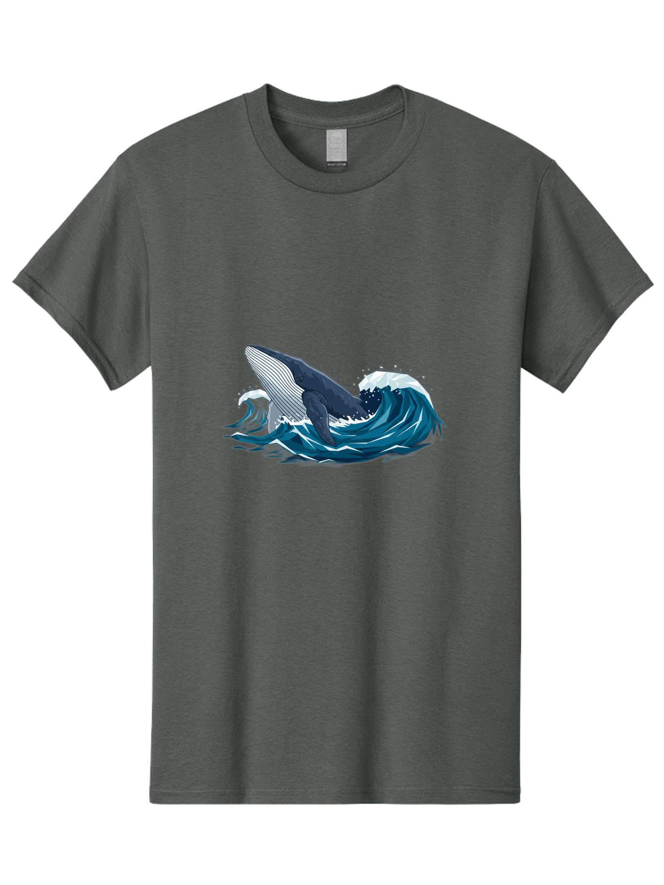 Whale-Breaching-Wave Men'S Graphic Tee, 100% Cotton, Comfortable Casual Summer Wear, Machine Washable, Vintage Camera, Old Camera, Antique Camera, Black Camera, Classic Photography, Photography Equipment, Nostalgic Device, Film Camera, Bah366