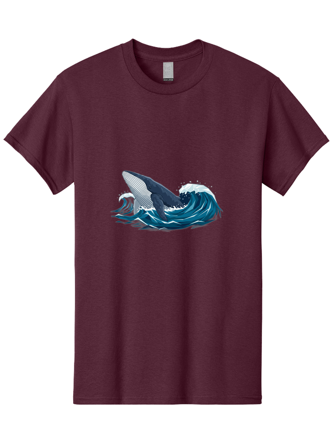Whale-Breaching-Wave Men'S Graphic Tee, 100% Cotton, Comfortable Casual Summer Wear, Machine Washable, Vintage Camera, Old Camera, Antique Camera, Black Camera, Classic Photography, Photography Equipment, Nostalgic Device, Film Camera, Bah366