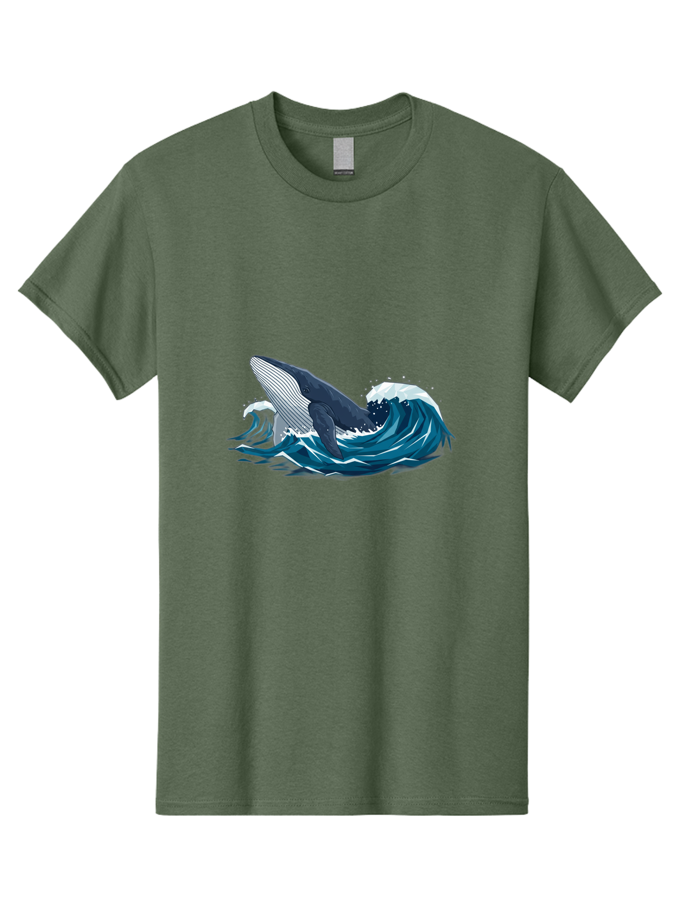 Whale-Breaching-Wave Men'S Graphic Tee, 100% Cotton, Comfortable Casual Summer Wear, Machine Washable, Vintage Camera, Old Camera, Antique Camera, Black Camera, Classic Photography, Photography Equipment, Nostalgic Device, Film Camera, Bah366