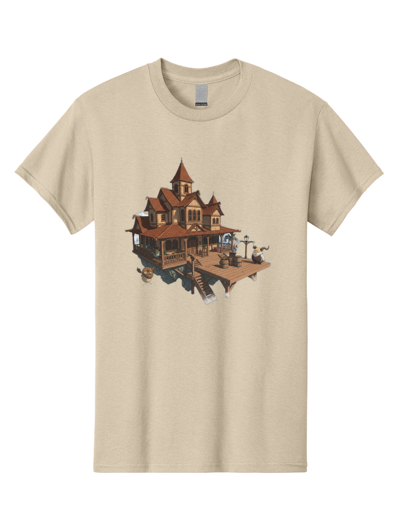 Whimsical-Wooden-Treehouse Men'S Graphic Tee, 100% Cotton, Comfortable Casual Summer Wear, Machine Washable, Vintage Camera, Old Camera, Antique Camera, Black Camera, Classic Photography, Photography Equipment, Nostalgic Device, Film Camera, Bah367