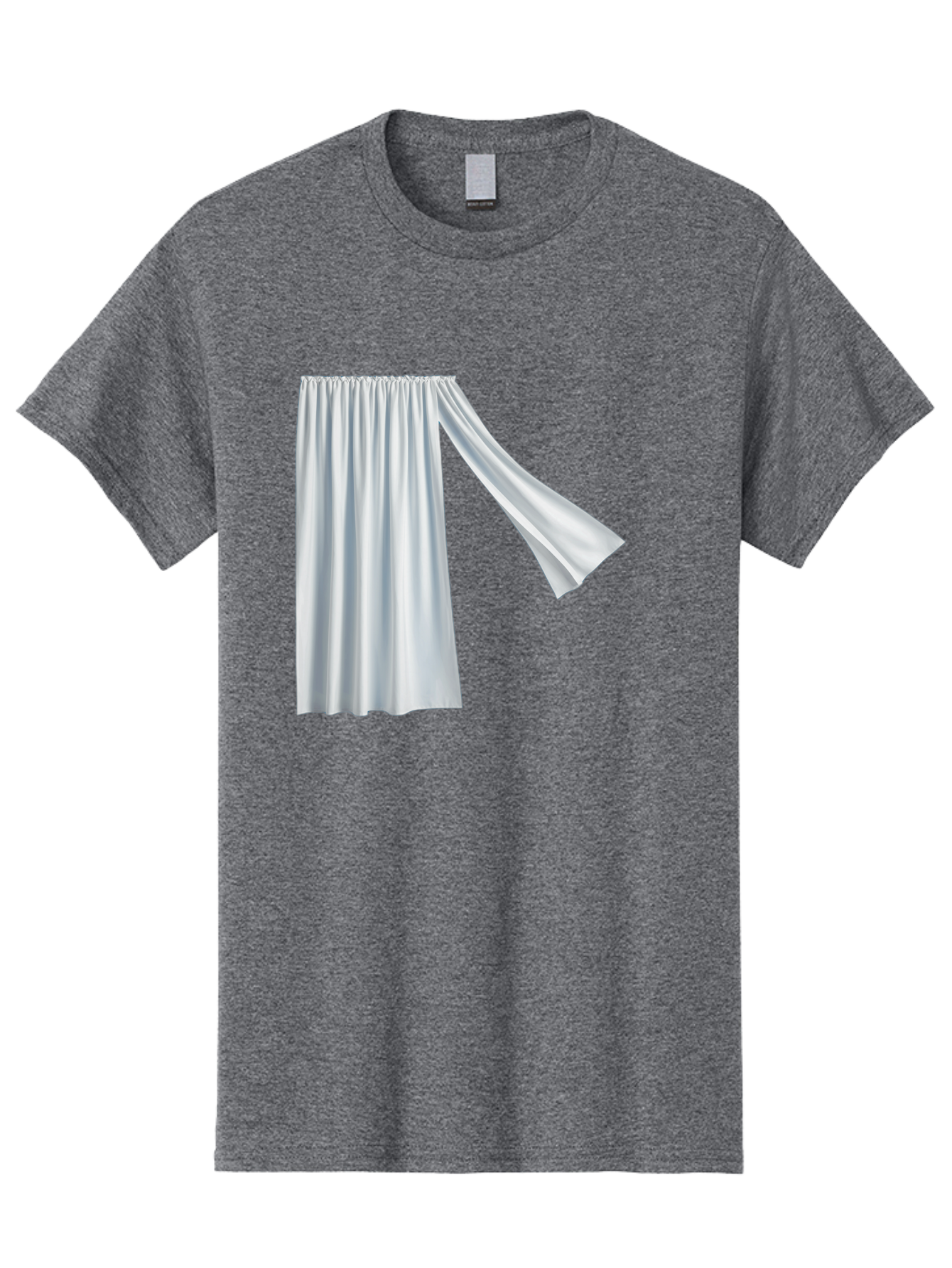 White-Curtain-2 Men'S Graphic Tee, 100% Cotton, Comfortable Casual Summer Wear, Machine Washable, Vintage Camera, Old Camera, Antique Camera, Black Camera, Classic Photography, Photography Equipment, Nostalgic Device, Film Camera, Camera Art Bah371