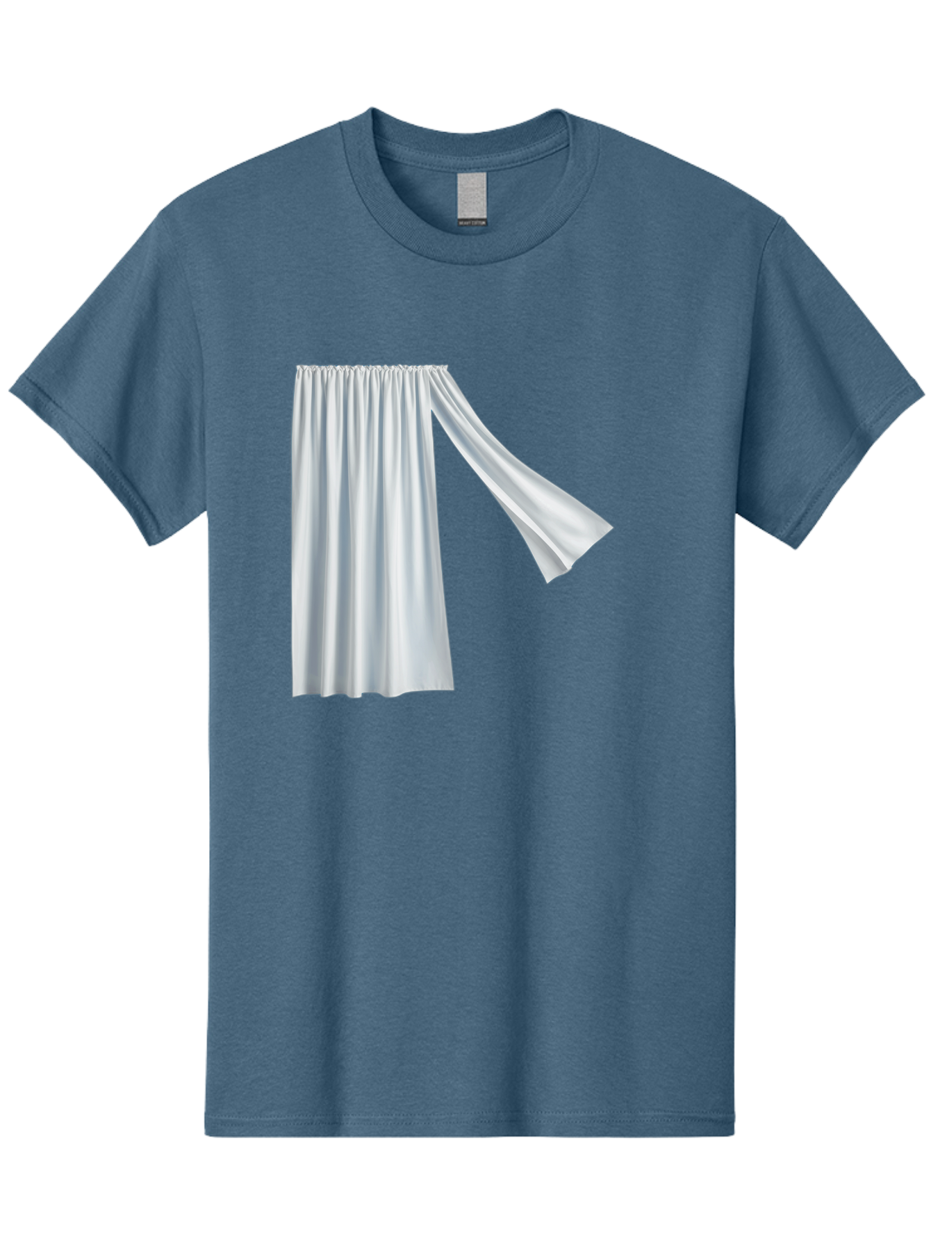 White-Curtain-2 Men'S Graphic Tee, 100% Cotton, Comfortable Casual Summer Wear, Machine Washable, Vintage Camera, Old Camera, Antique Camera, Black Camera, Classic Photography, Photography Equipment, Nostalgic Device, Film Camera, Camera Art Bah371