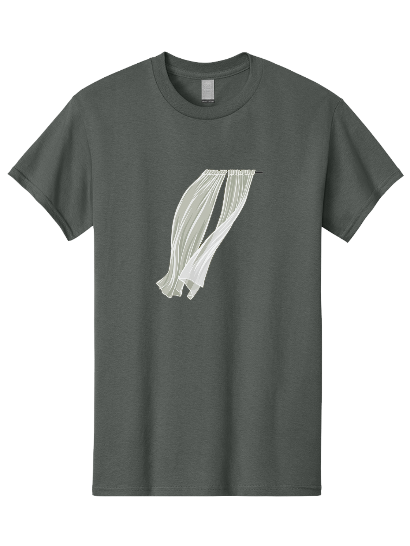 White-Curtains-1 Men'S Graphic Tee, 100% Cotton, Comfortable Casual Summer Wear, Machine Washable, Vintage Camera, Old Camera, Antique Camera, Black Camera, Classic Photography, Photography Equipment, Nostalgic Device, Film Camera, Camera Art Bah373