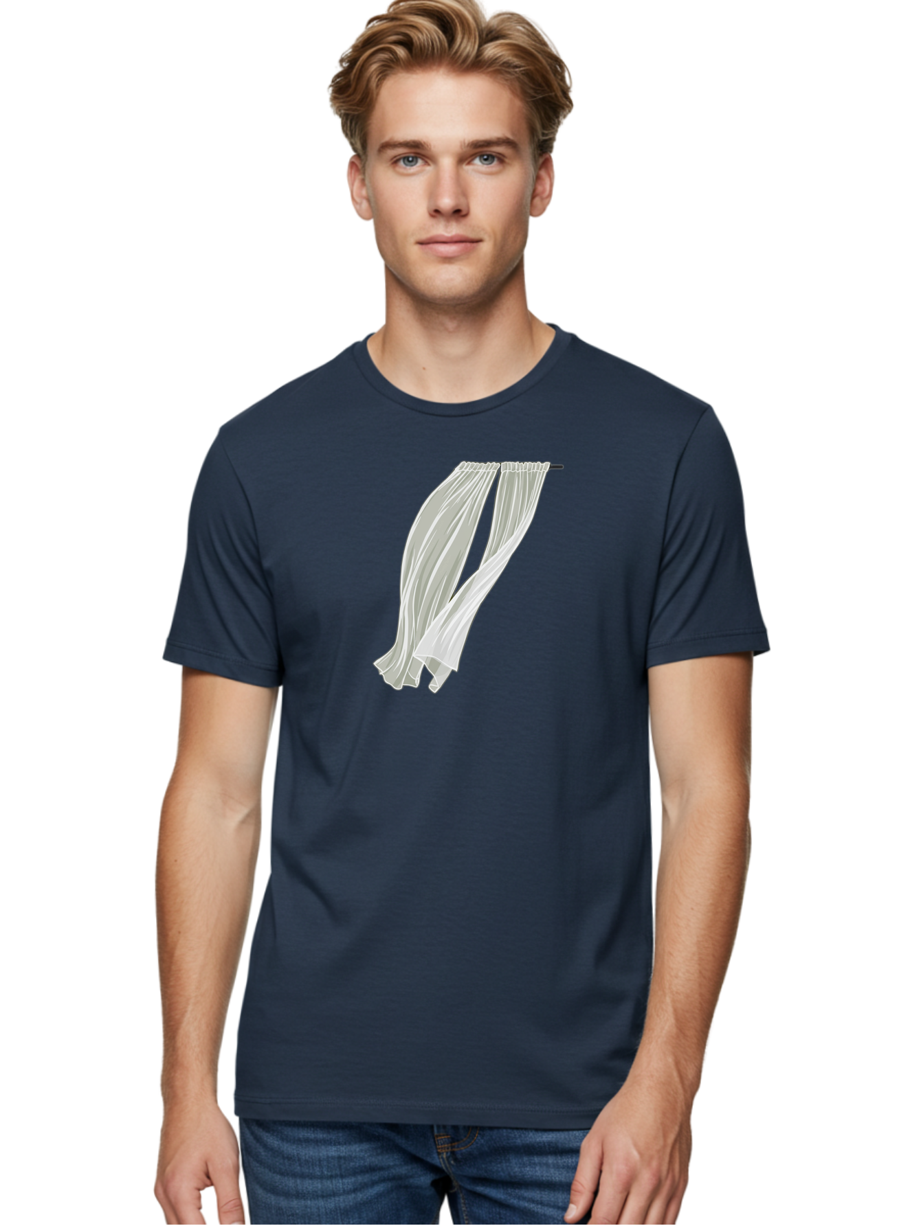 White-Curtains-1 Men'S Graphic Tee, 100% Cotton, Comfortable Casual Summer Wear, Machine Washable, Vintage Camera, Old Camera, Antique Camera, Black Camera, Classic Photography, Photography Equipment, Nostalgic Device, Film Camera, Camera Art Bah373