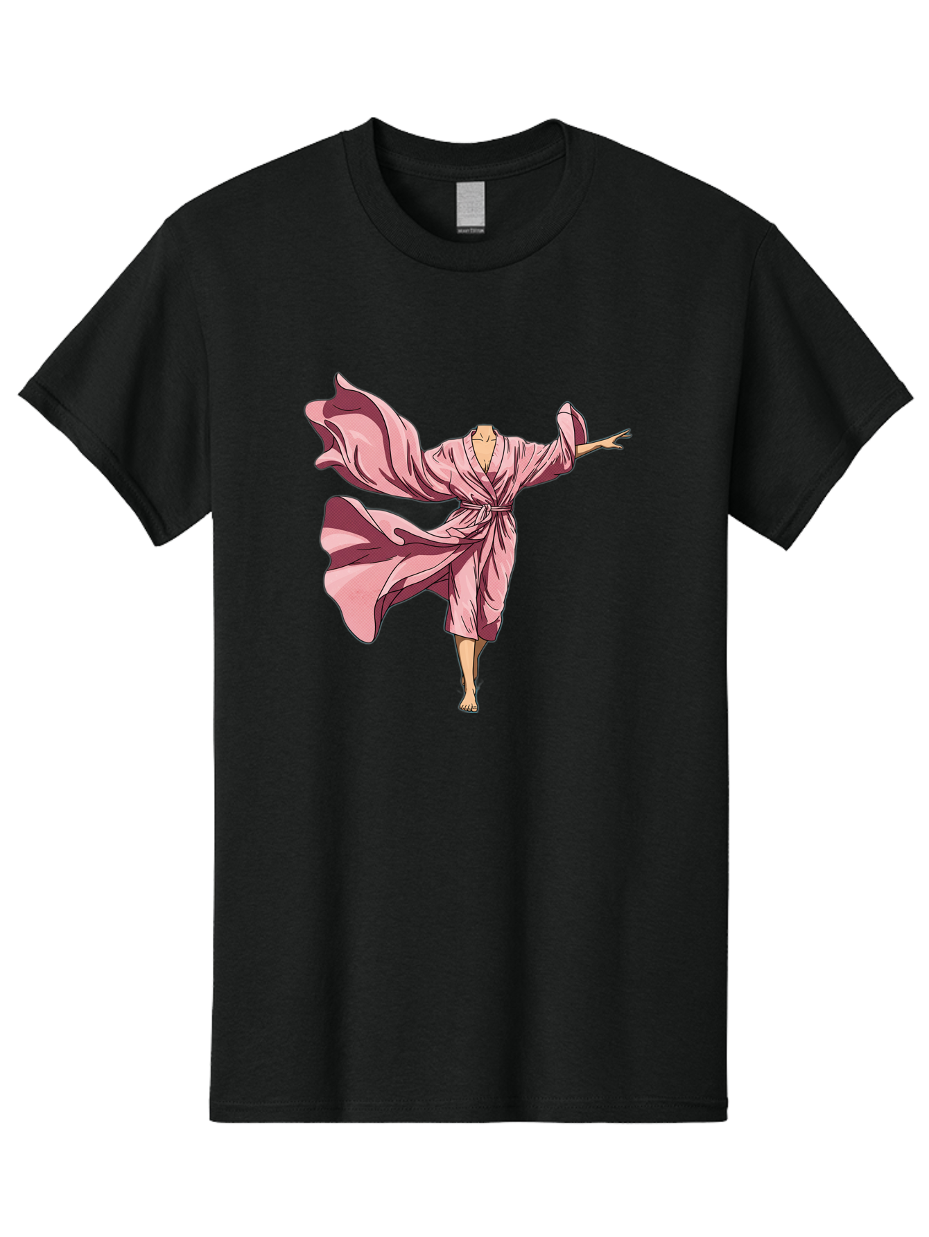 Woman-In-Flowing-Pink-Robe Men'S Graphic Tee, 100% Cotton, Comfortable Casual Summer Wear, Machine Washable, Vintage Camera, Old Camera, Antique Camera, Black Camera, Classic Photography, Photography Equipment, Nostalgic Device, Film Camera, Bah391