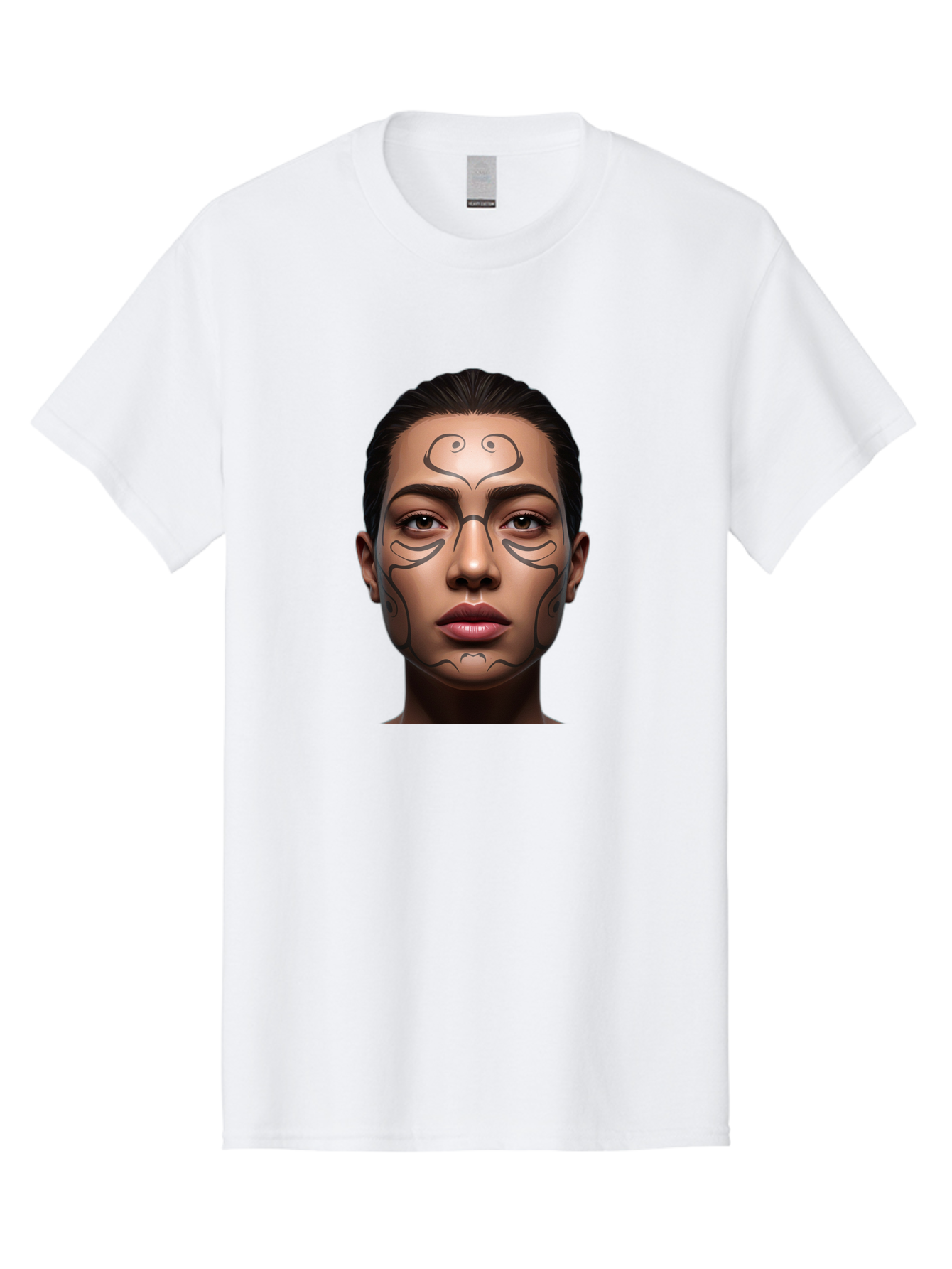 Woman-With-Tribal-Face-Paint Men'S Graphic Tee, 100% Cotton, Comfortable Casual Summer Wear, Machine Washable, Vintage Camera, Old Camera, Antique Camera, Black Camera, Classic Photography, Photography Equipment, Nostalgic Device, Film Camera, Bah396