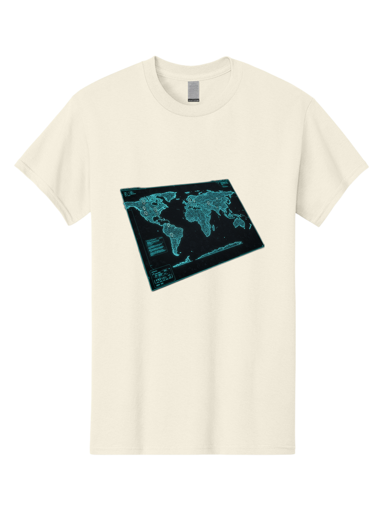 World-Map-1 Men'S Graphic Tee, 100% Cotton, Comfortable Casual Summer Wear, Machine Washable, Vintage Camera, Old Camera, Antique Camera, Black Camera, Classic Photography, Photography Equipment, Nostalgic Device, Film Camera, Camera Art Bah402