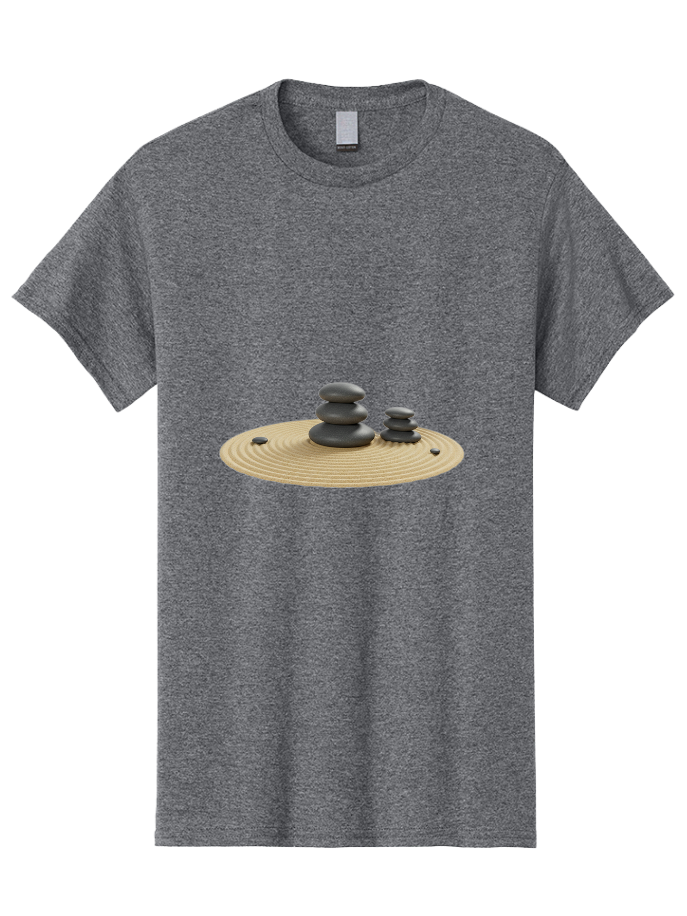Zen-Rock-Garden Men'S Graphic Tee, 100% Cotton, Comfortable Casual Summer Wear, Machine Washable, Vintage Camera, Old Camera, Antique Camera, Black Camera, Classic Photography, Photography Equipment, Nostalgic Device, Film Camera, Camera Art Bah416