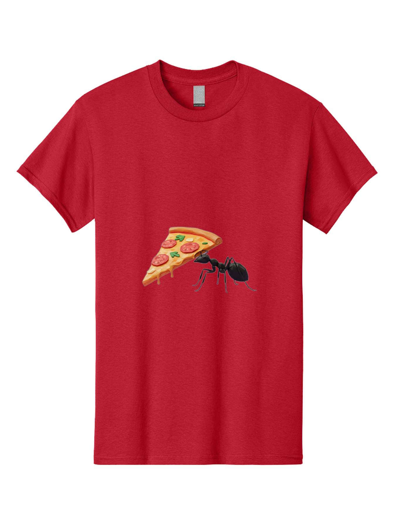 Ant-And-Pizza-Slice Men'S Graphic Tee, 100% Cotton, Comfortable Casual Summer Wear, Machine Washable, Vintage Camera, Old Camera, Antique Camera, Black Camera, Classic Photography, Photography Equipment, Nostalgic Device, Film Camera, Bah436