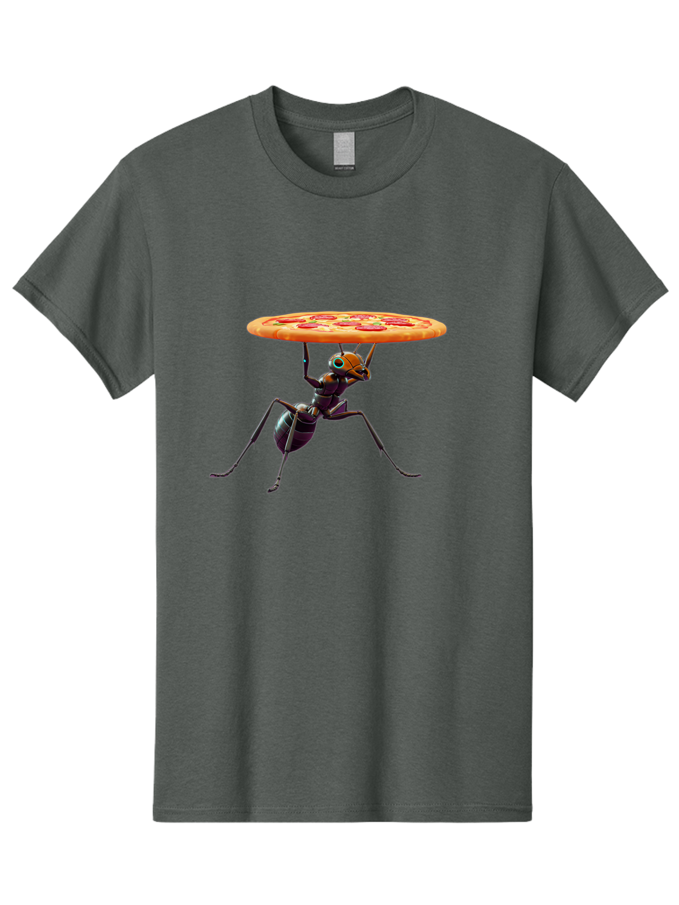 Ant-Carrying-Pizza-1 Men'S Graphic Tee, 100% Cotton, Comfortable Casual Summer Wear, Machine Washable, Vintage Camera, Old Camera, Antique Camera, Black Camera, Classic Photography, Photography Equipment, Nostalgic Device, Film Camera, Bah437