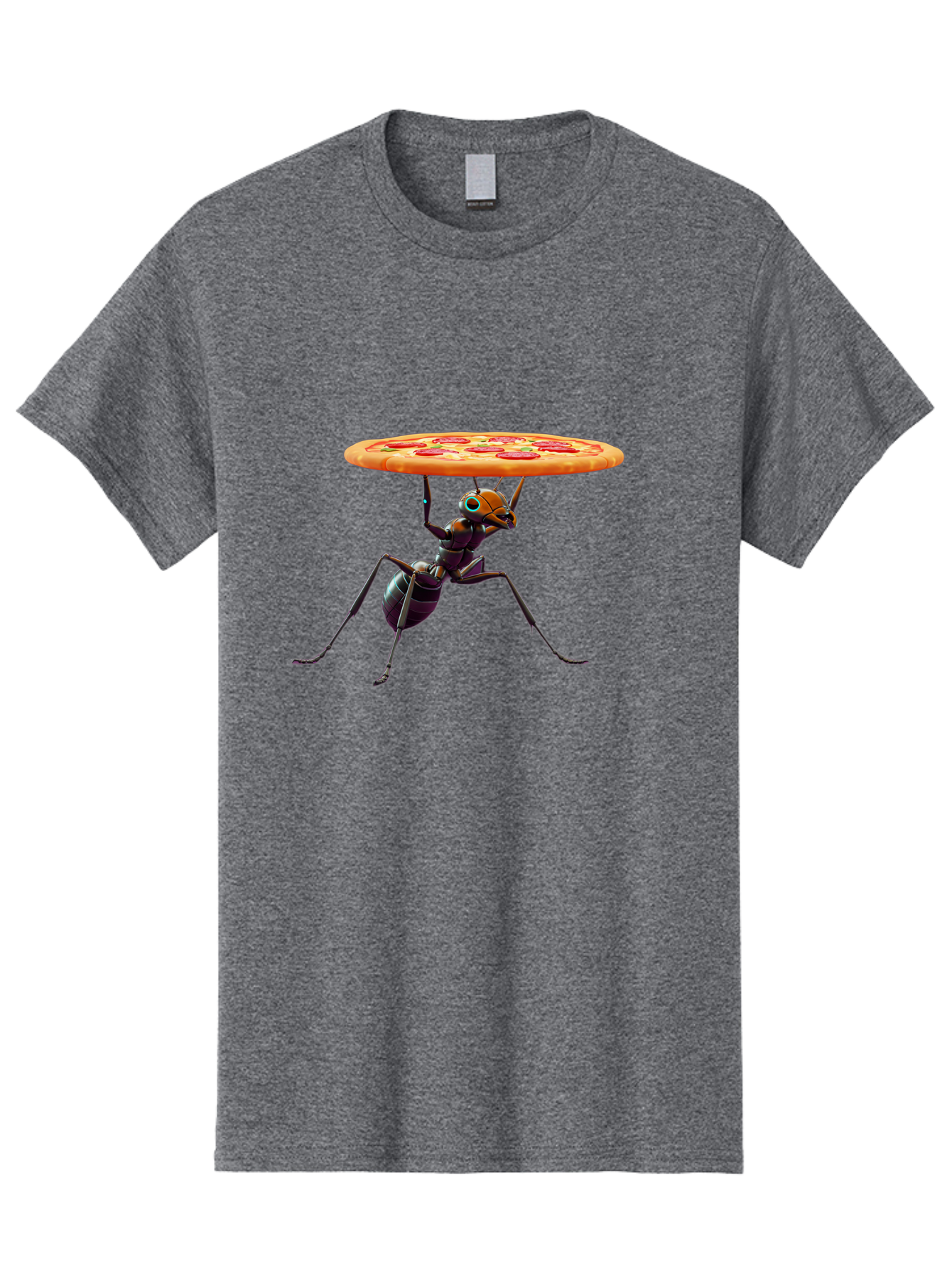 Ant-Carrying-Pizza-1 Men'S Graphic Tee, 100% Cotton, Comfortable Casual Summer Wear, Machine Washable, Vintage Camera, Old Camera, Antique Camera, Black Camera, Classic Photography, Photography Equipment, Nostalgic Device, Film Camera, Bah437