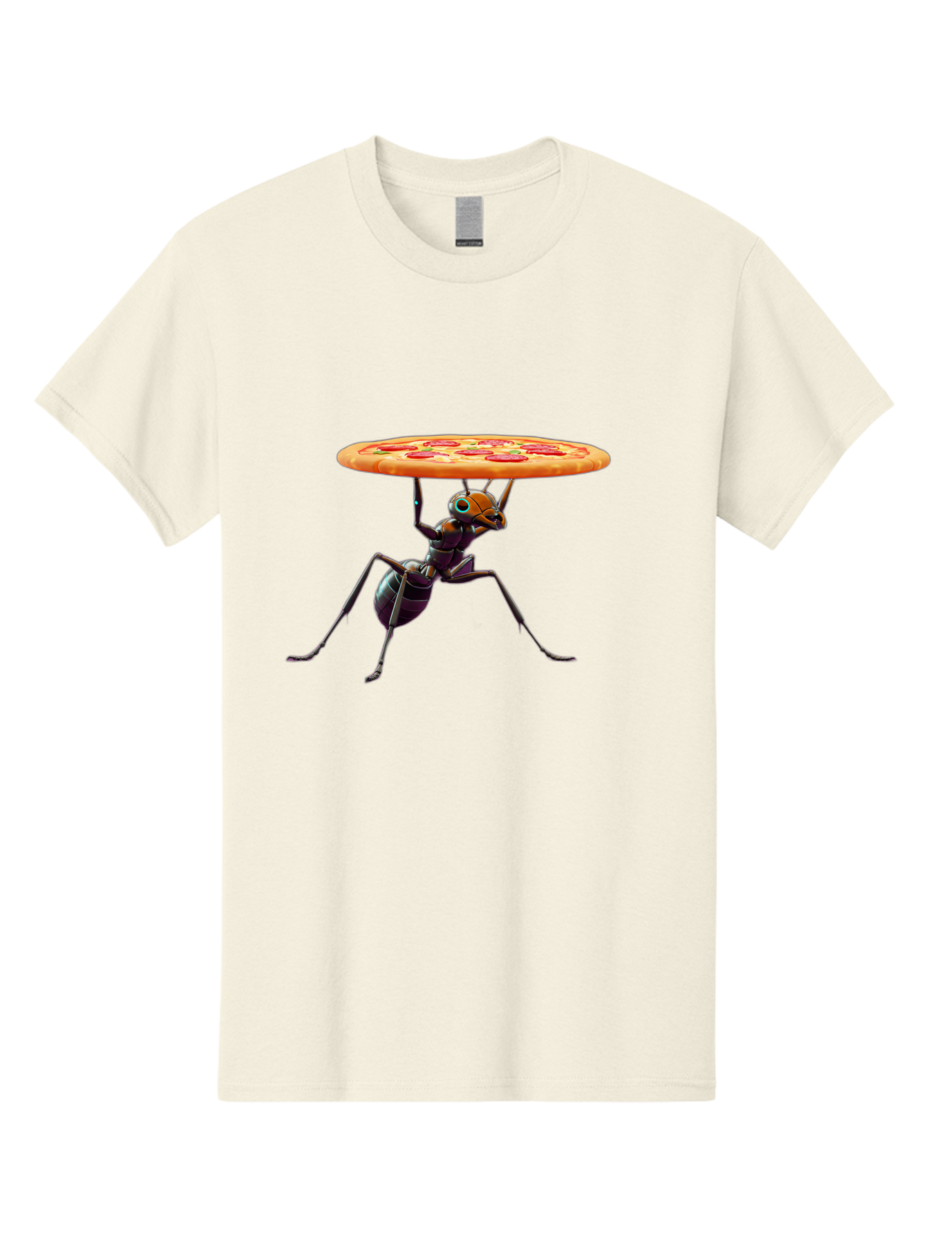 Ant-Carrying-Pizza-1 Men'S Graphic Tee, 100% Cotton, Comfortable Casual Summer Wear, Machine Washable, Vintage Camera, Old Camera, Antique Camera, Black Camera, Classic Photography, Photography Equipment, Nostalgic Device, Film Camera, Bah437