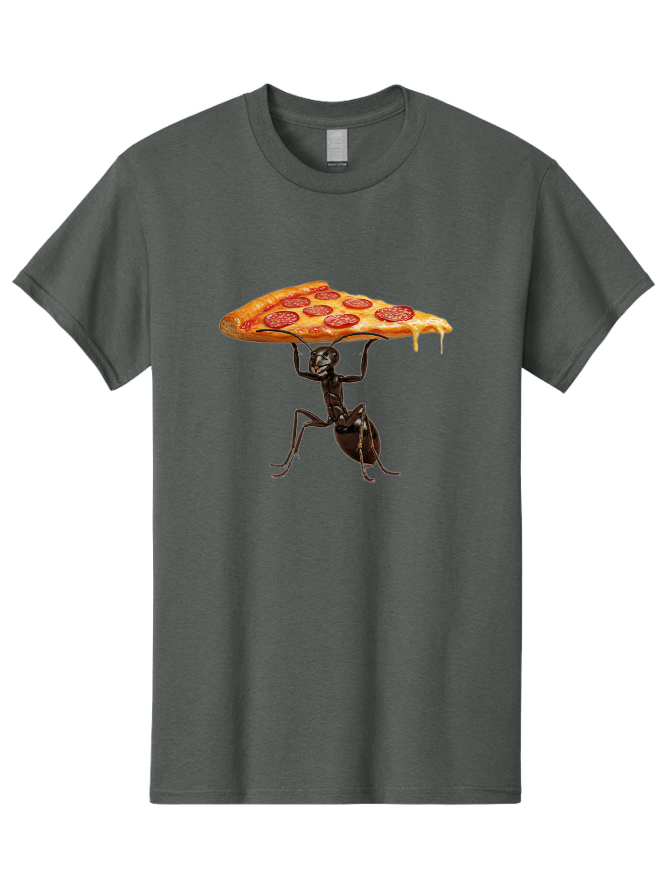 Ant-Carrying-Pizza-Slice-2 Men'S Graphic Tee, 100% Cotton, Comfortable Casual Summer Wear, Machine Washable, Vintage Camera, Old Camera, Antique Camera, Black Camera, Classic Photography, Photography Equipment, Nostalgic Device, Film Camera, Bah439