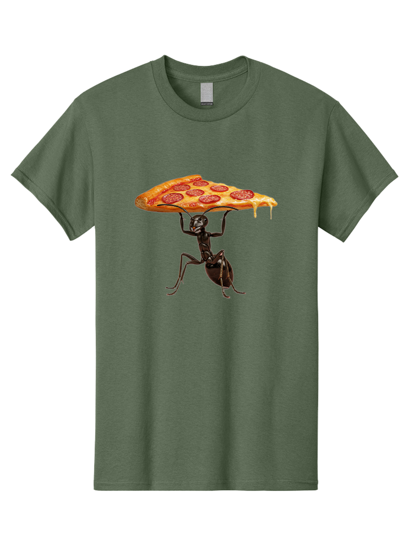 Ant-Carrying-Pizza-Slice-2 Men'S Graphic Tee, 100% Cotton, Comfortable Casual Summer Wear, Machine Washable, Vintage Camera, Old Camera, Antique Camera, Black Camera, Classic Photography, Photography Equipment, Nostalgic Device, Film Camera, Bah439