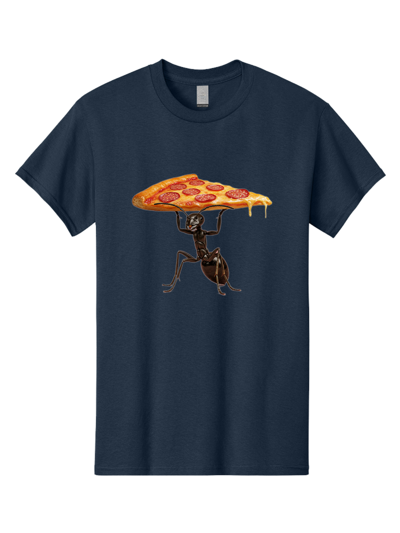 Ant-Carrying-Pizza-Slice-2 Men'S Graphic Tee, 100% Cotton, Comfortable Casual Summer Wear, Machine Washable, Vintage Camera, Old Camera, Antique Camera, Black Camera, Classic Photography, Photography Equipment, Nostalgic Device, Film Camera, Bah439