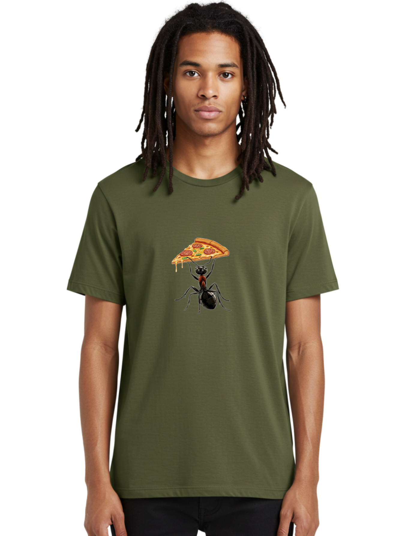 Ant-Carrying-Pizza-Slice-3 Men'S Graphic Tee, 100% Cotton, Comfortable Casual Summer Wear, Machine Washable, Vintage Camera, Old Camera, Antique Camera, Black Camera, Classic Photography, Photography Equipment, Nostalgic Device, Film Camera, Bah440