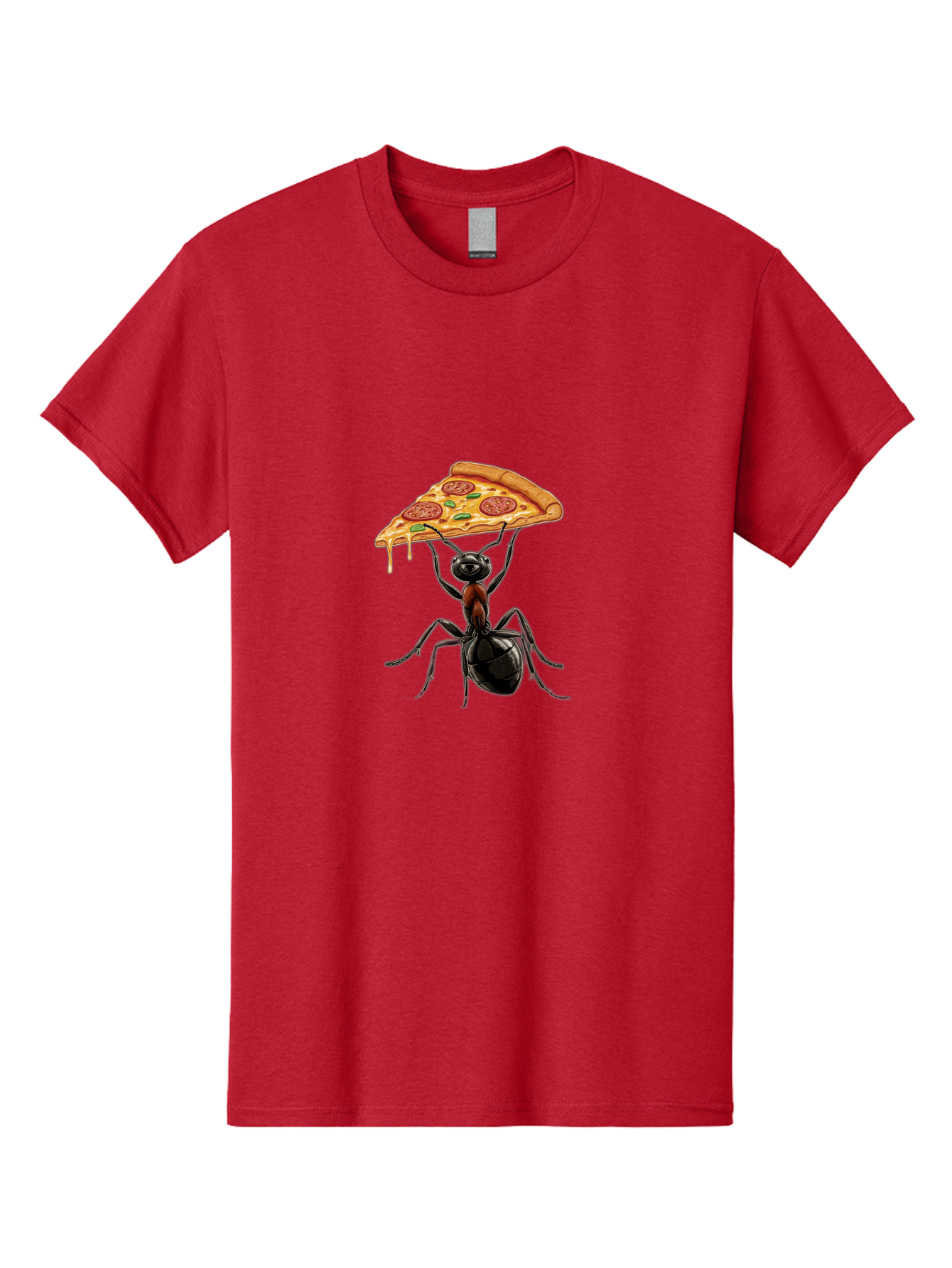 Ant-Carrying-Pizza-Slice-3 Men'S Graphic Tee, 100% Cotton, Comfortable Casual Summer Wear, Machine Washable, Vintage Camera, Old Camera, Antique Camera, Black Camera, Classic Photography, Photography Equipment, Nostalgic Device, Film Camera, Bah440