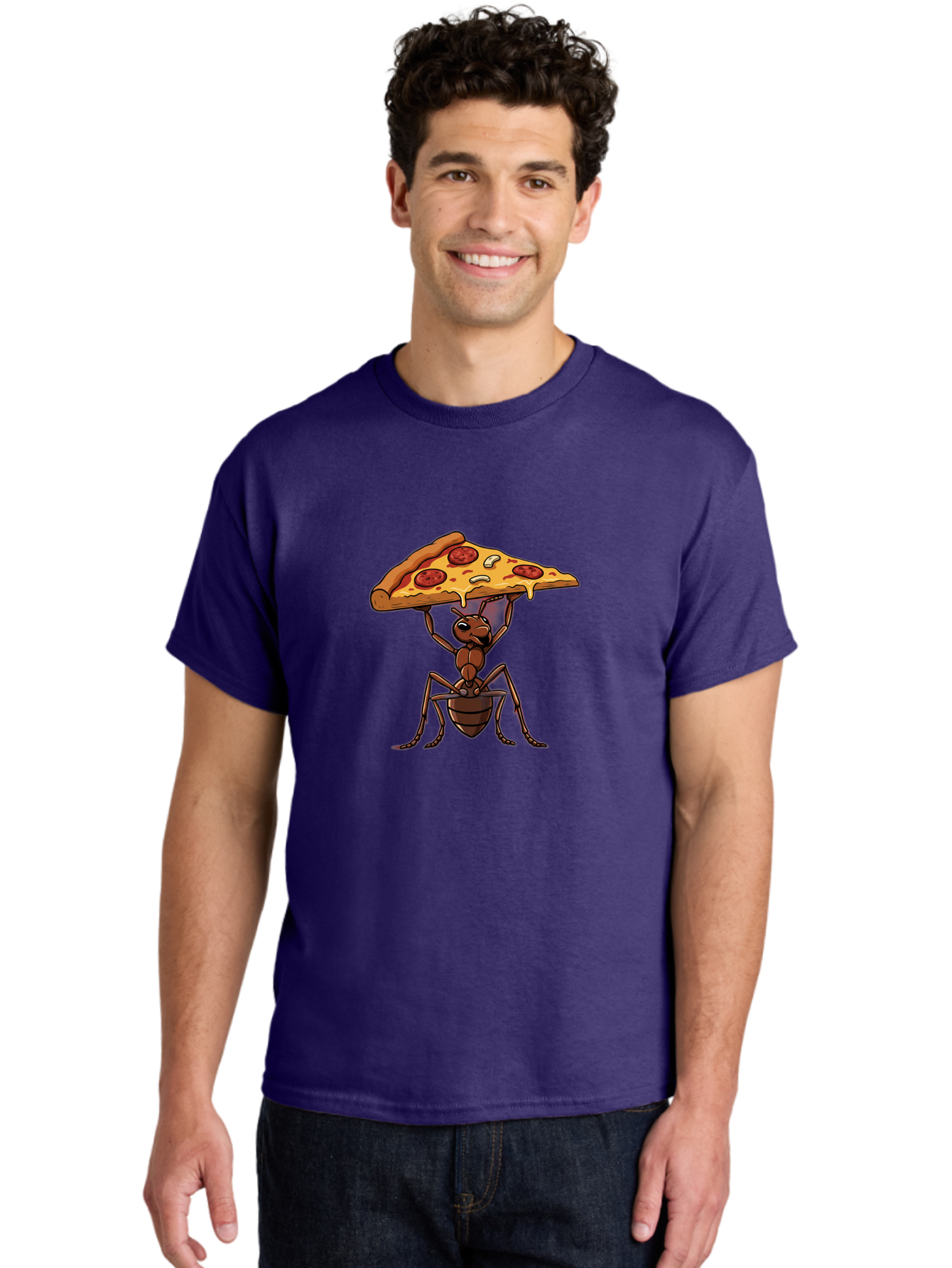 Ant-Carrying-Pizza-Slice Men'S Graphic Tee, 100% Cotton, Comfortable Casual Summer Wear, Machine Washable, Vintage Camera, Old Camera, Antique Camera, Black Camera, Classic Photography, Photography Equipment, Nostalgic Device, Film Camera, Bah441