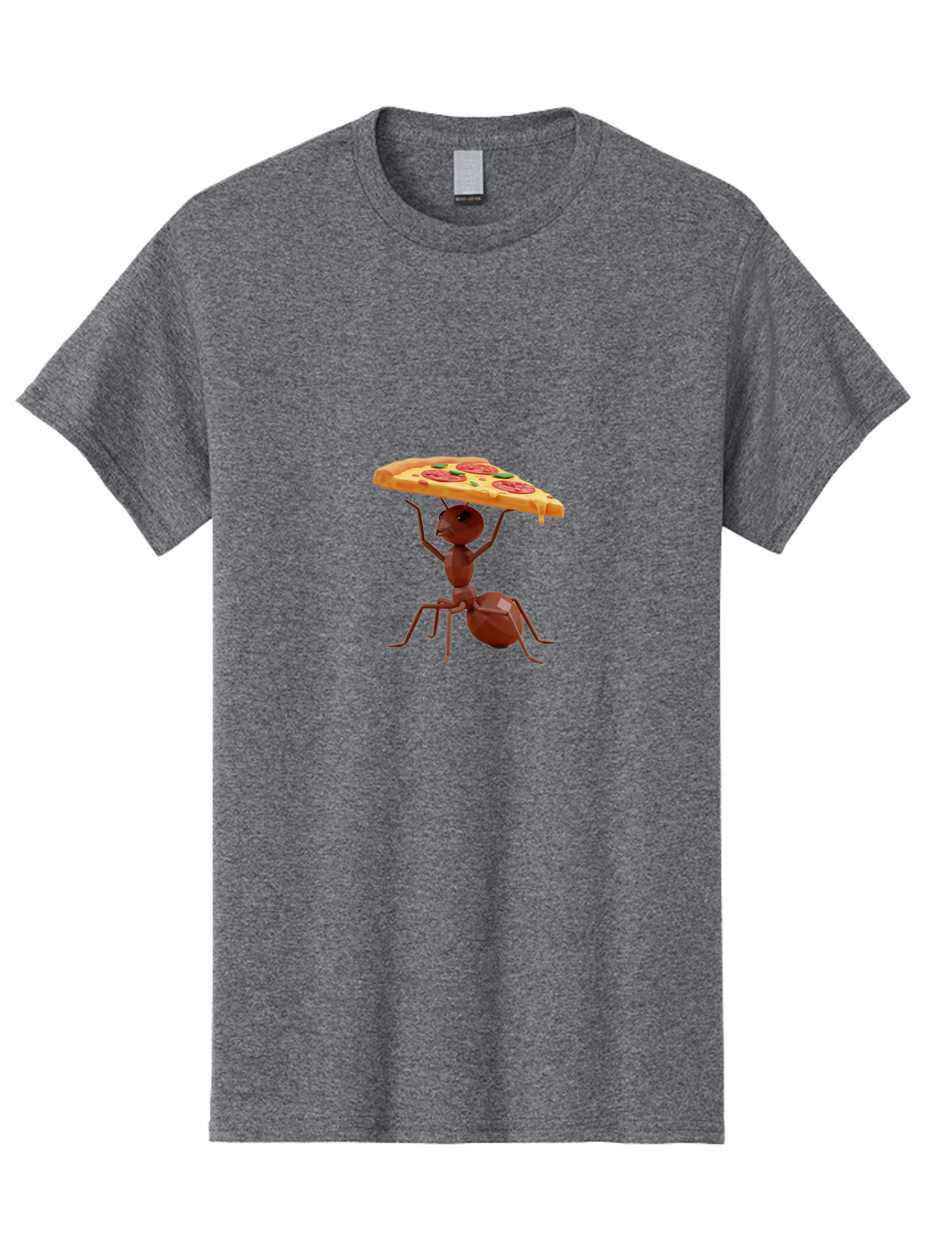 Ant-Holding-Pizza-Slice Men'S Graphic Tee, 100% Cotton, Comfortable Casual Summer Wear, Machine Washable, Vintage Camera, Old Camera, Antique Camera, Black Camera, Classic Photography, Photography Equipment, Nostalgic Device, Film Camera, Bah445