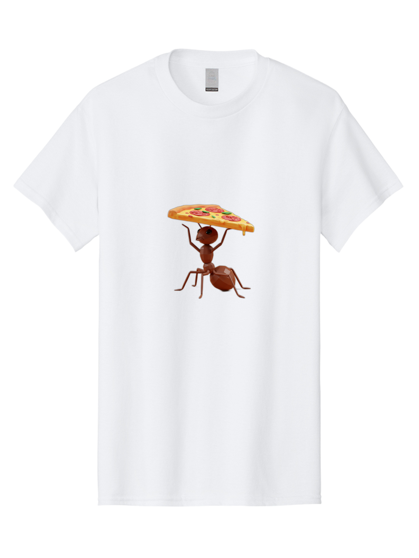 Ant-Holding-Pizza-Slice Men'S Graphic Tee, 100% Cotton, Comfortable Casual Summer Wear, Machine Washable, Vintage Camera, Old Camera, Antique Camera, Black Camera, Classic Photography, Photography Equipment, Nostalgic Device, Film Camera, Bah445