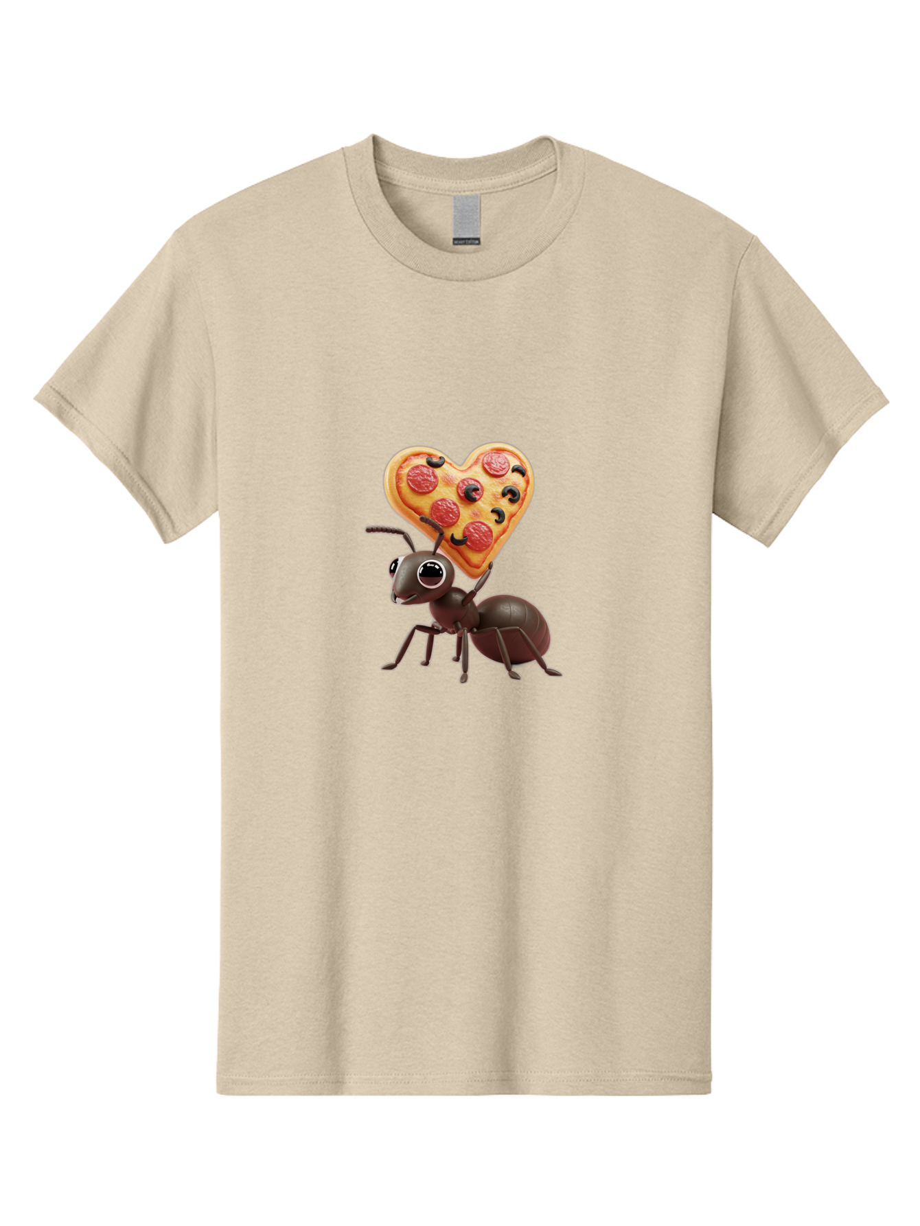 Ant-With-Heart-Shaped-Pizza Men'S Graphic Tee, 100% Cotton, Comfortable Casual Summer Wear, Machine Washable, Vintage Camera, Old Camera, Antique Camera, Black Camera, Classic Photography, Photography Equipment, Nostalgic Device, Film Camera, Bah449